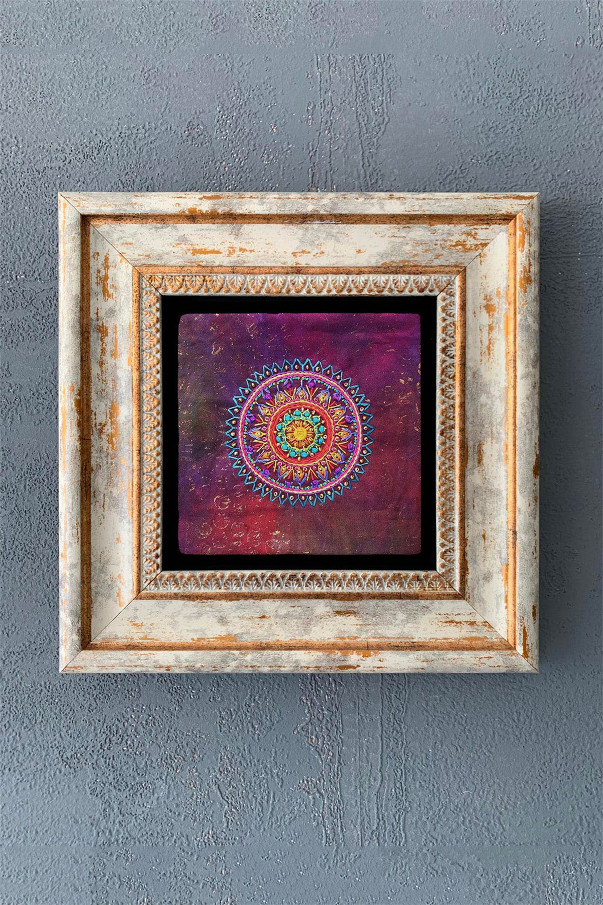 OSCAR STONE DECOR TEKLİ ÇERÇEVELİ DOĞALTAŞ DUVAR DEKORU / CDD1-40-1226 (WALL DECOR)