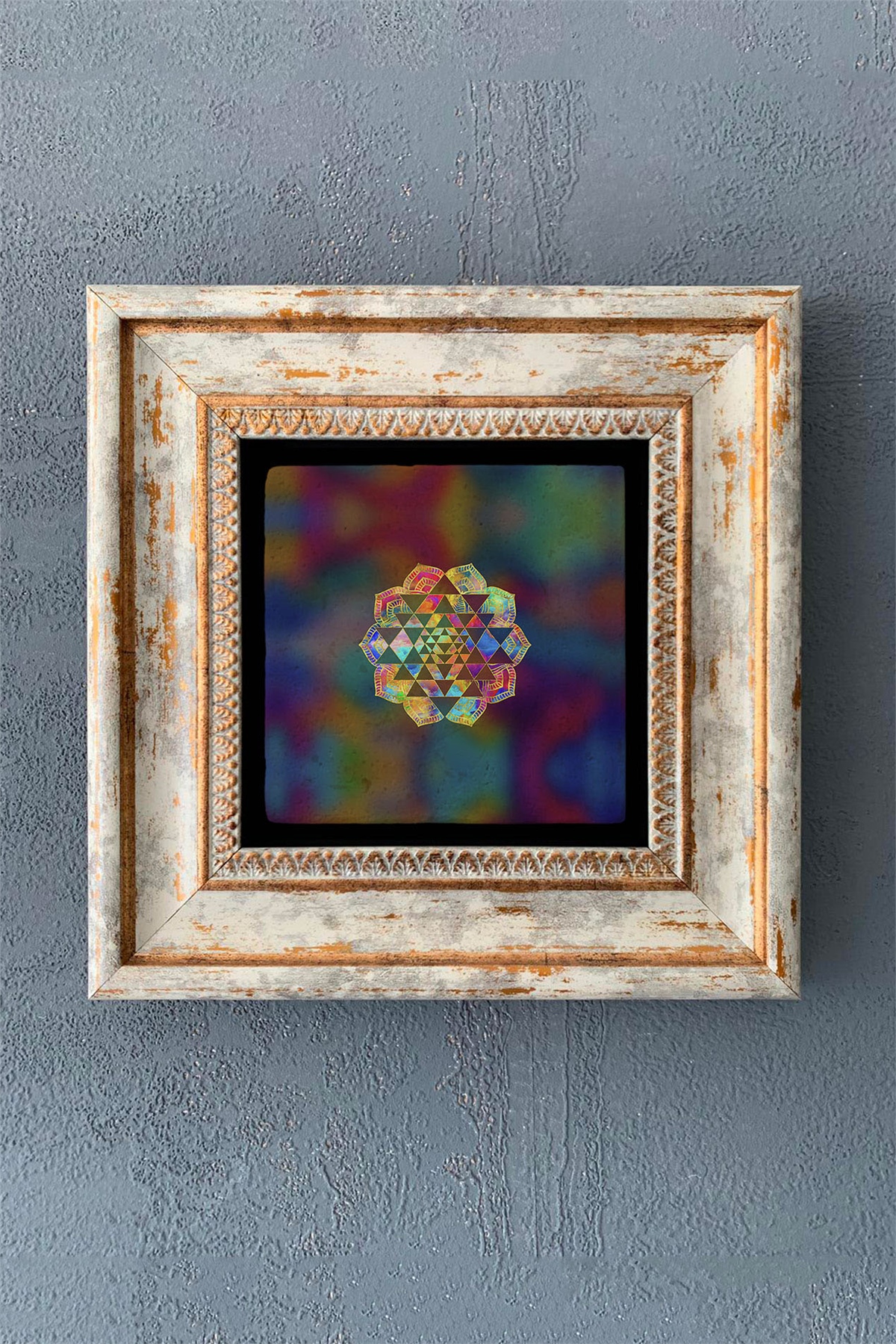 OSCAR STONE DECOR TEKLİ ÇERÇEVELİ DOĞALTAŞ DUVAR DEKORU / CDD1-40-1038 (WALL DECOR)
