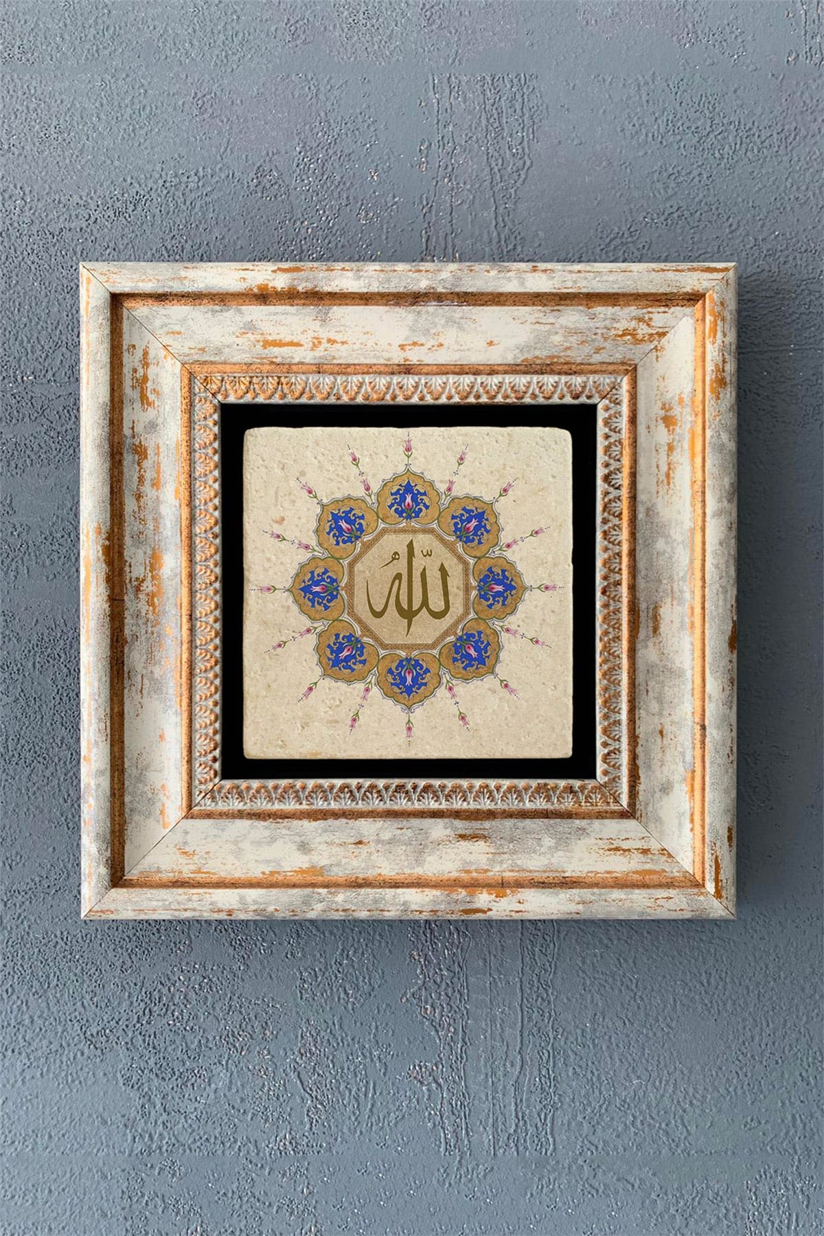 OSCAR STONE DECOR TEKLİ ÇERÇEVELİ DOĞALTAŞ DUVAR DEKORU / CDD1-40-1019 (WALL DECOR)
