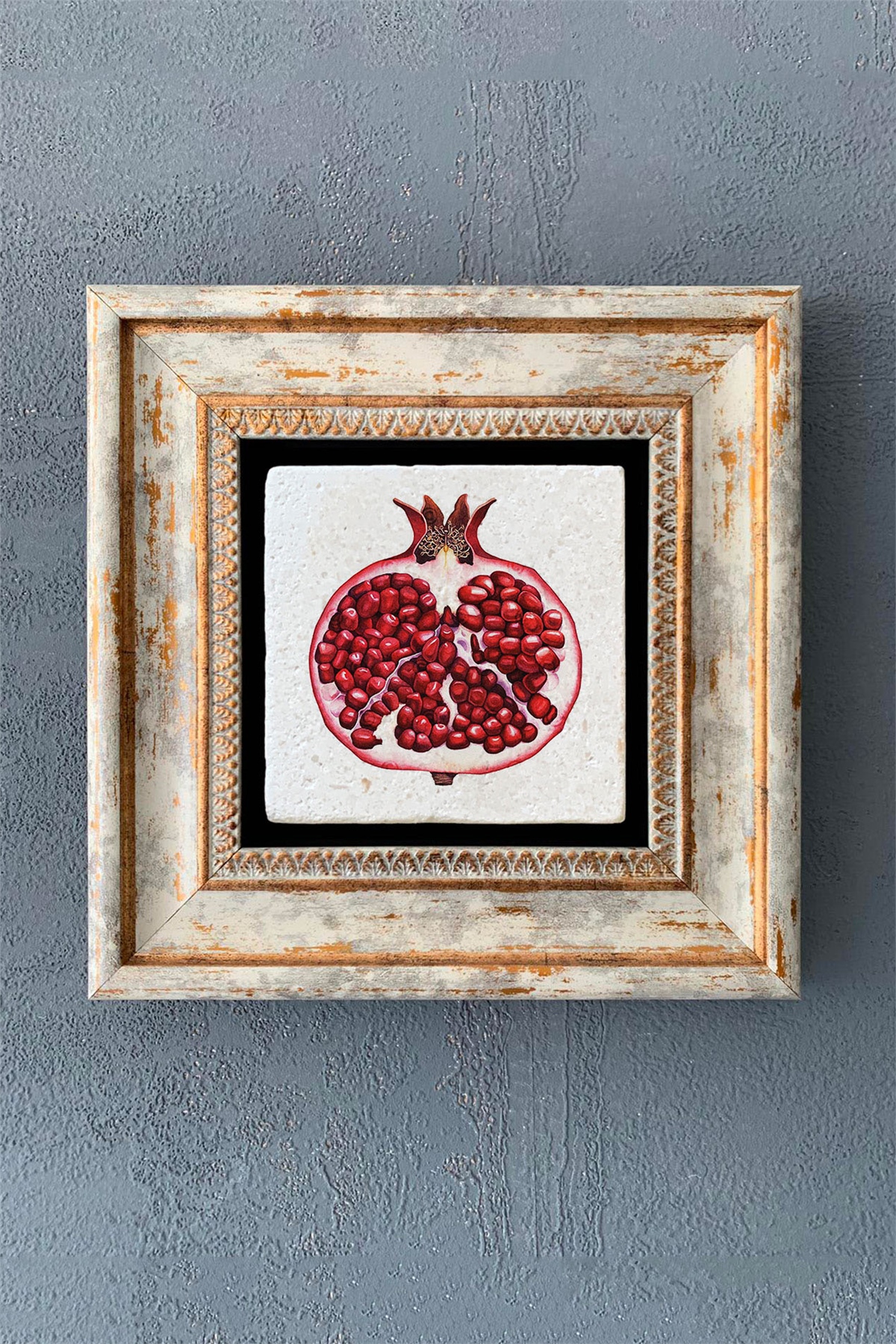 OSCAR STONE DECOR TEKLİ ÇERÇEVELİ DOĞALTAŞ DUVAR DEKORU / CDD1-40-1228 (WALL DECOR)
