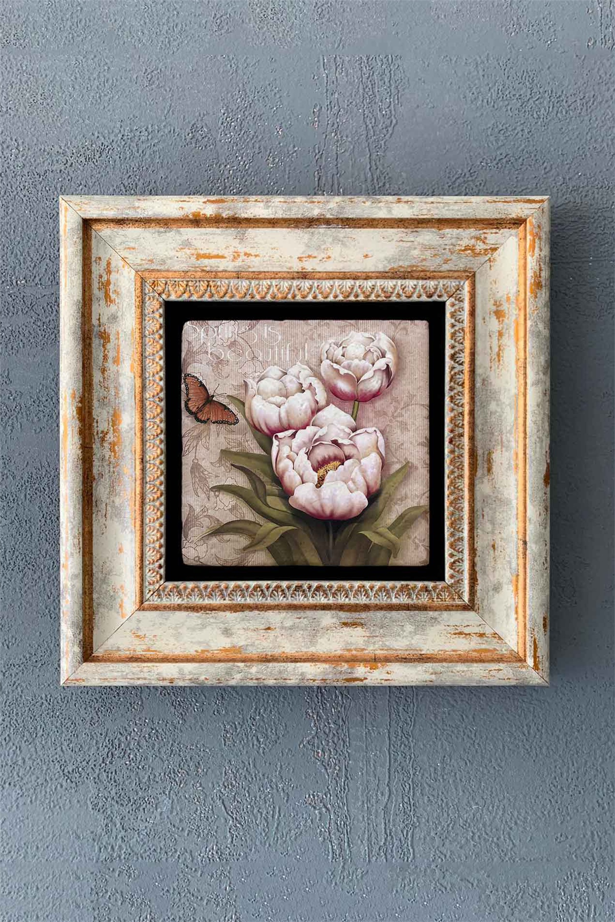 OSCAR STONE DECOR TEKLİ ÇERÇEVELİ DOĞALTAŞ DUVAR DEKORU / CDD1-40-1308 (WALL DECOR)