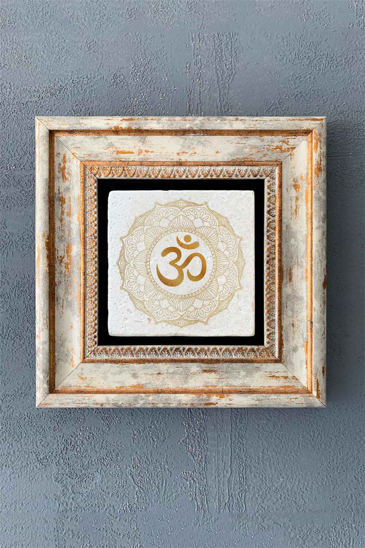 OSCAR STONE DECOR TEKLİ ÇERÇEVELİ DOĞALTAŞ DUVAR DEKORU / CDD1-40-1379 (WALL DECOR)
