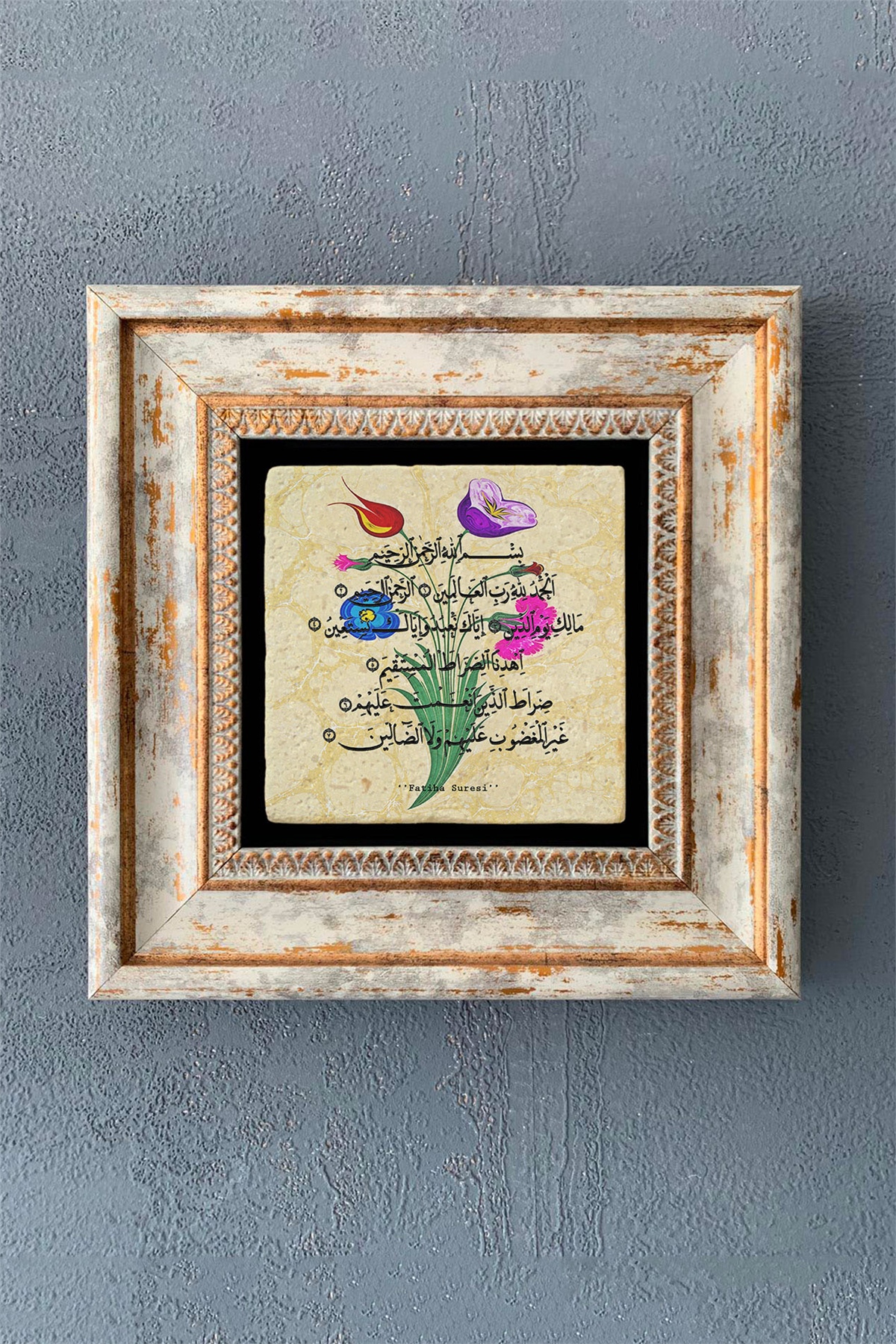 OSCAR STONE DECOR TEKLİ ÇERÇEVELİ DOĞALTAŞ DUVAR DEKORU / CDD1-40-1147 (WALL DECOR)