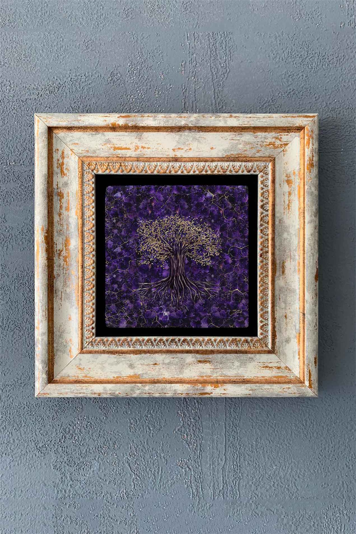 OSCAR STONE DECOR TEKLİ ÇERÇEVELİ DOĞALTAŞ DUVAR DEKORU / CDD1-40-1342 (WALL DECOR)