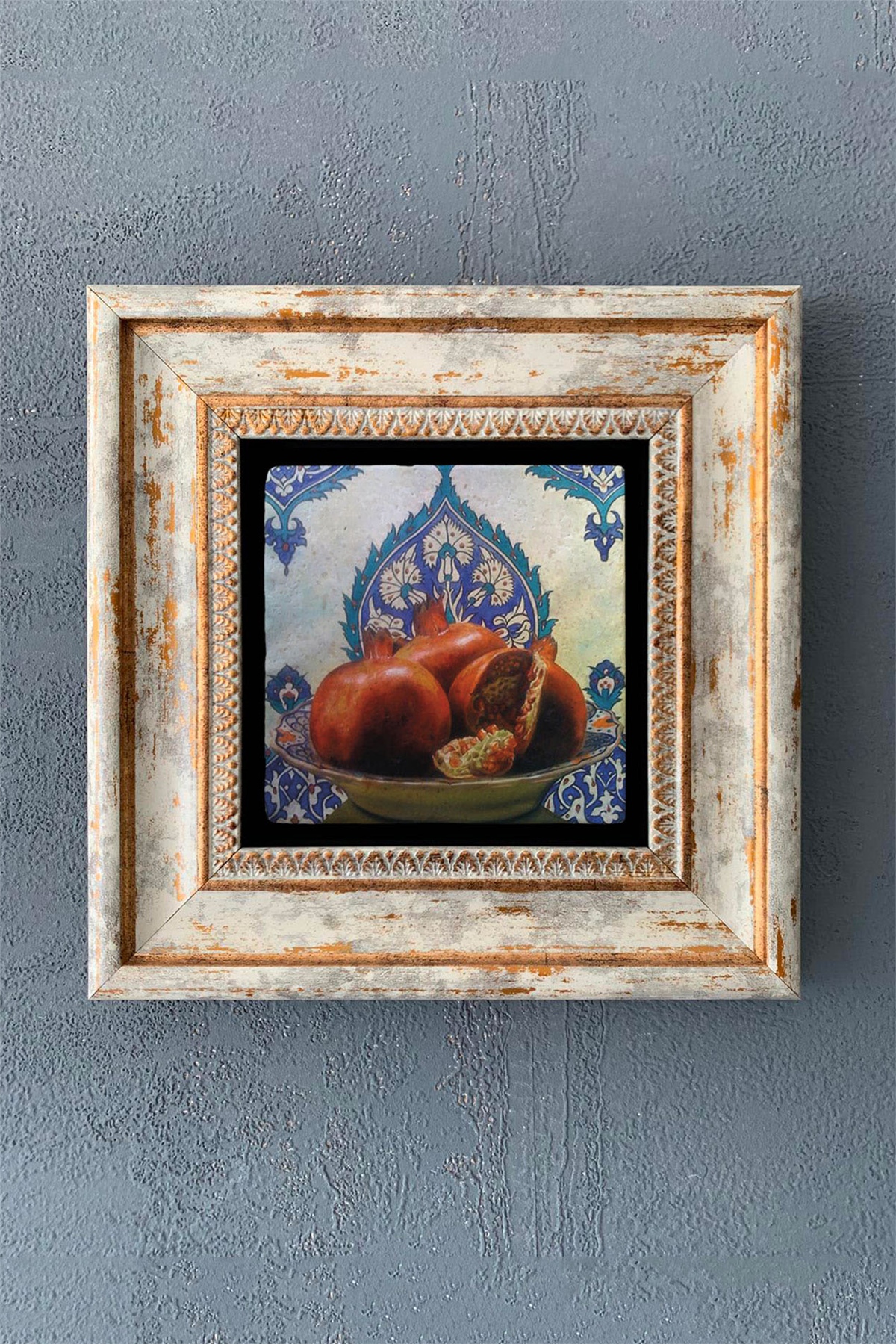 OSCAR STONE DECOR TEKLİ ÇERÇEVELİ DOĞALTAŞ DUVAR DEKORU / CDD1-40-1251 (WALL DECOR)