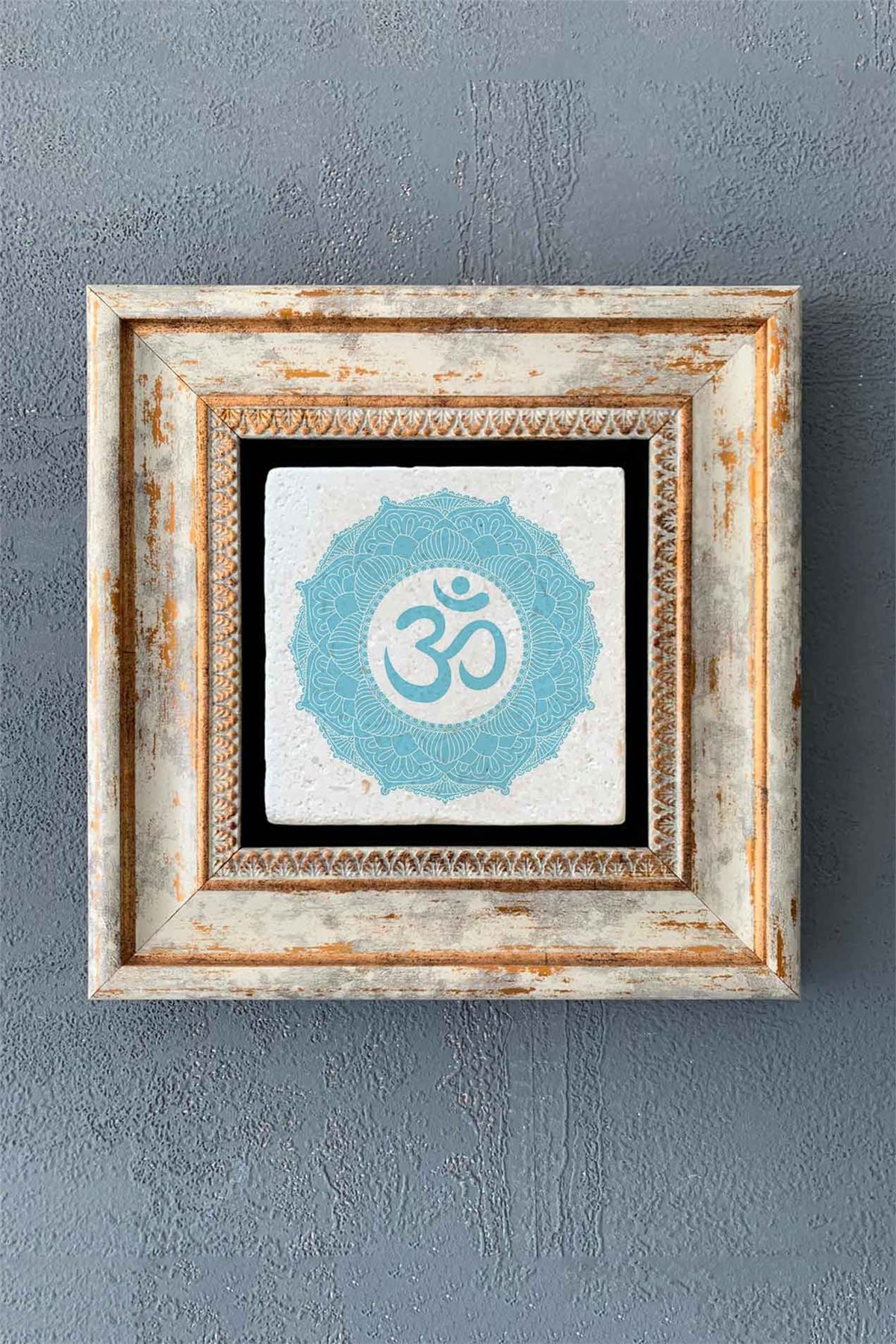OSCAR STONE DECOR TEKLİ ÇERÇEVELİ DOĞALTAŞ DUVAR DEKORU / CDD1-40-1378 (WALL DECOR)