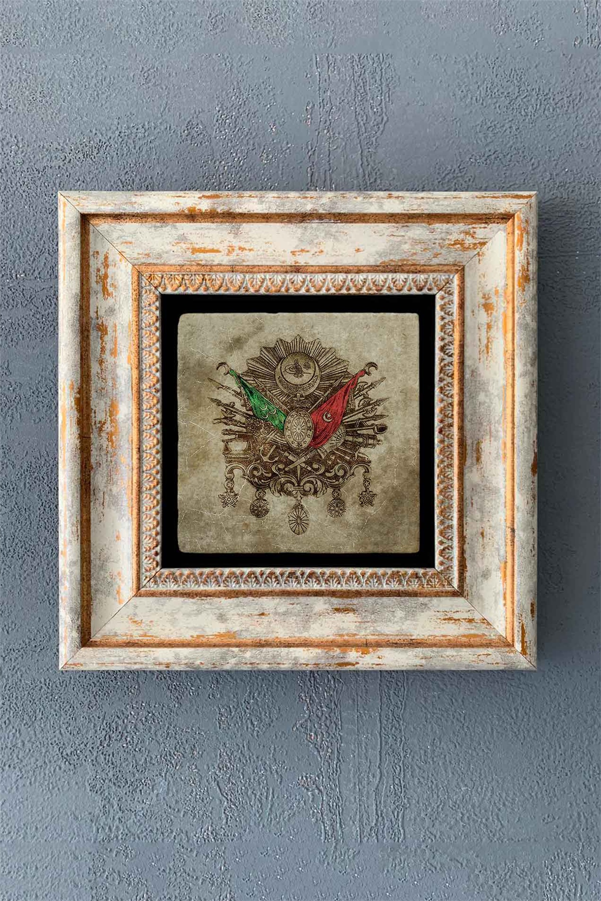 OSCAR STONE DECOR TEKLİ ÇERÇEVELİ DOĞALTAŞ DUVAR DEKORU / CDD1-40-1291 (WALL DECOR)