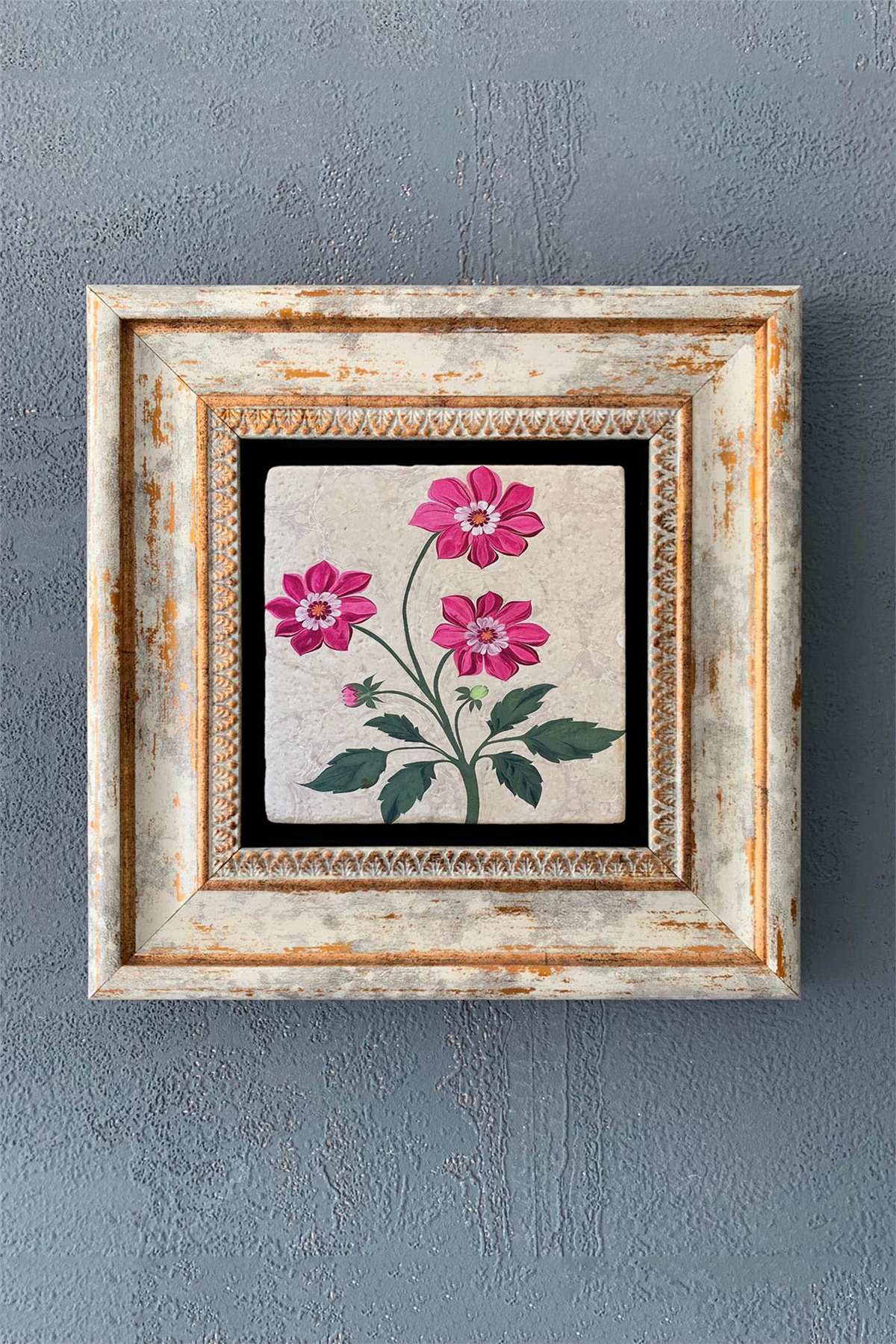 OSCAR STONE DECOR TEKLİ ÇERÇEVELİ DOĞALTAŞ DUVAR DEKORU / CDD1-40-1135 (WALL DECOR)