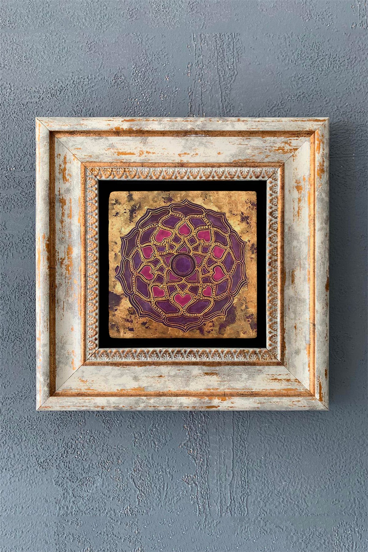 OSCAR STONE DECOR TEKLİ ÇERÇEVELİ DOĞALTAŞ DUVAR DEKORU / CDD1-40-1055 (WALL DECOR)