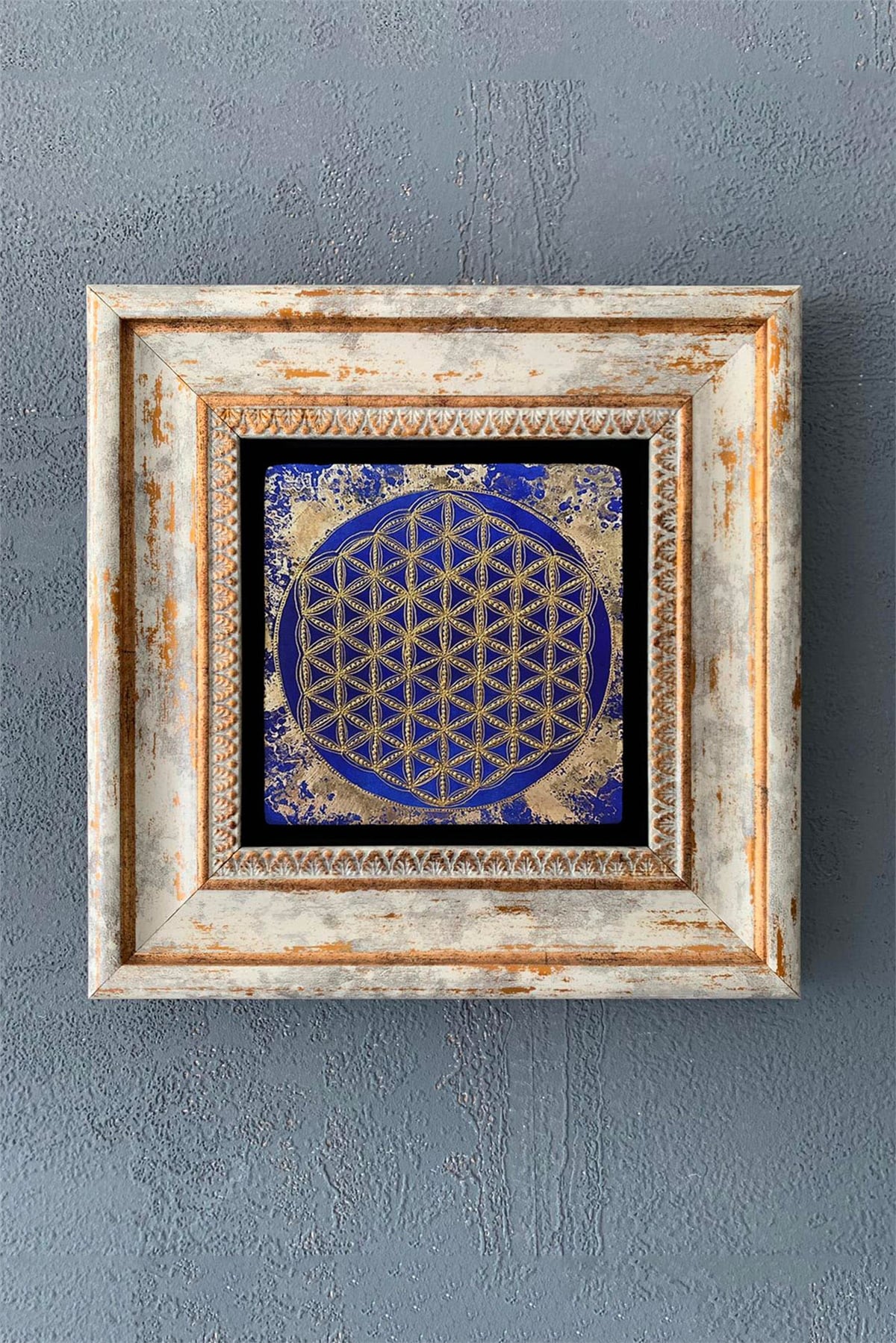 OSCAR STONE DECOR TEKLİ ÇERÇEVELİ DOĞALTAŞ DUVAR DEKORU / CDD1-40-1003 (WALL DECOR)