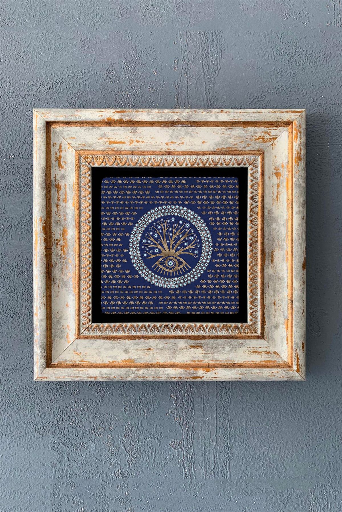 OSCAR STONE DECOR TEKLİ ÇERÇEVELİ DOĞALTAŞ DUVAR DEKORU / CDD1-40-1255 (WALL DECOR)