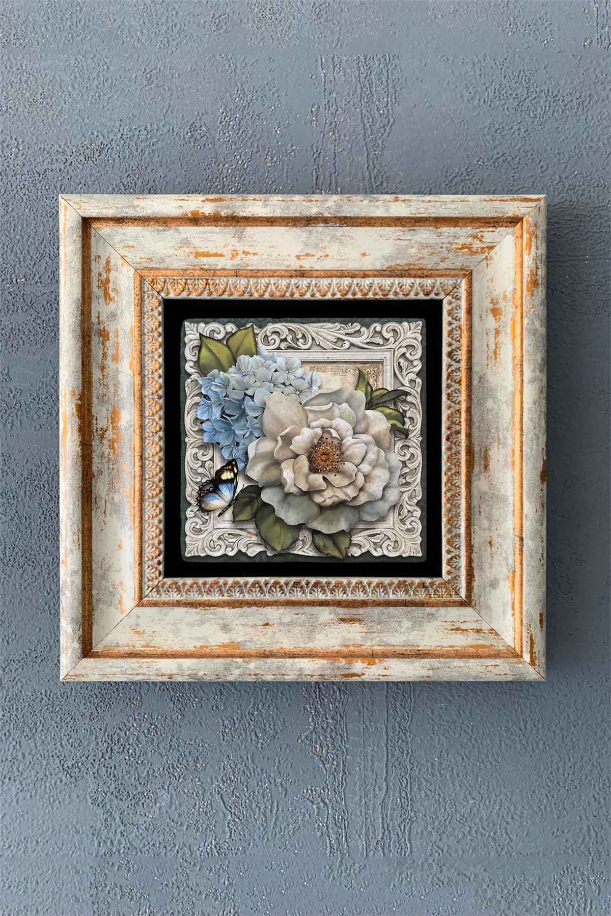 OSCAR STONE DECOR TEKLİ ÇERÇEVELİ DOĞALTAŞ DUVAR DEKORU / CDD1-40-1309 (WALL DECOR)