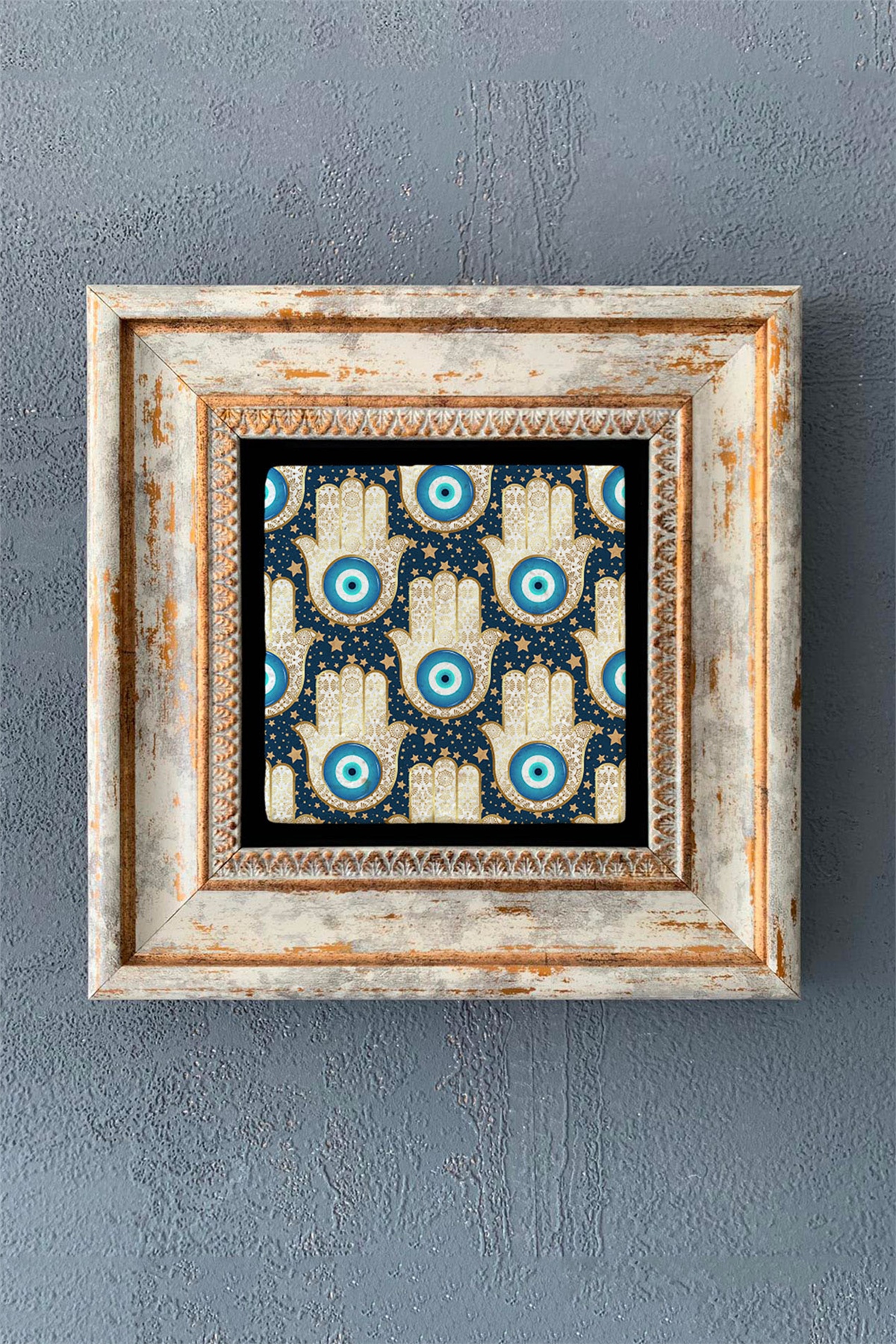 OSCAR STONE DECOR TEKLİ ÇERÇEVELİ DOĞALTAŞ DUVAR DEKORU / CDD1-40-1095 (WALL DECOR)