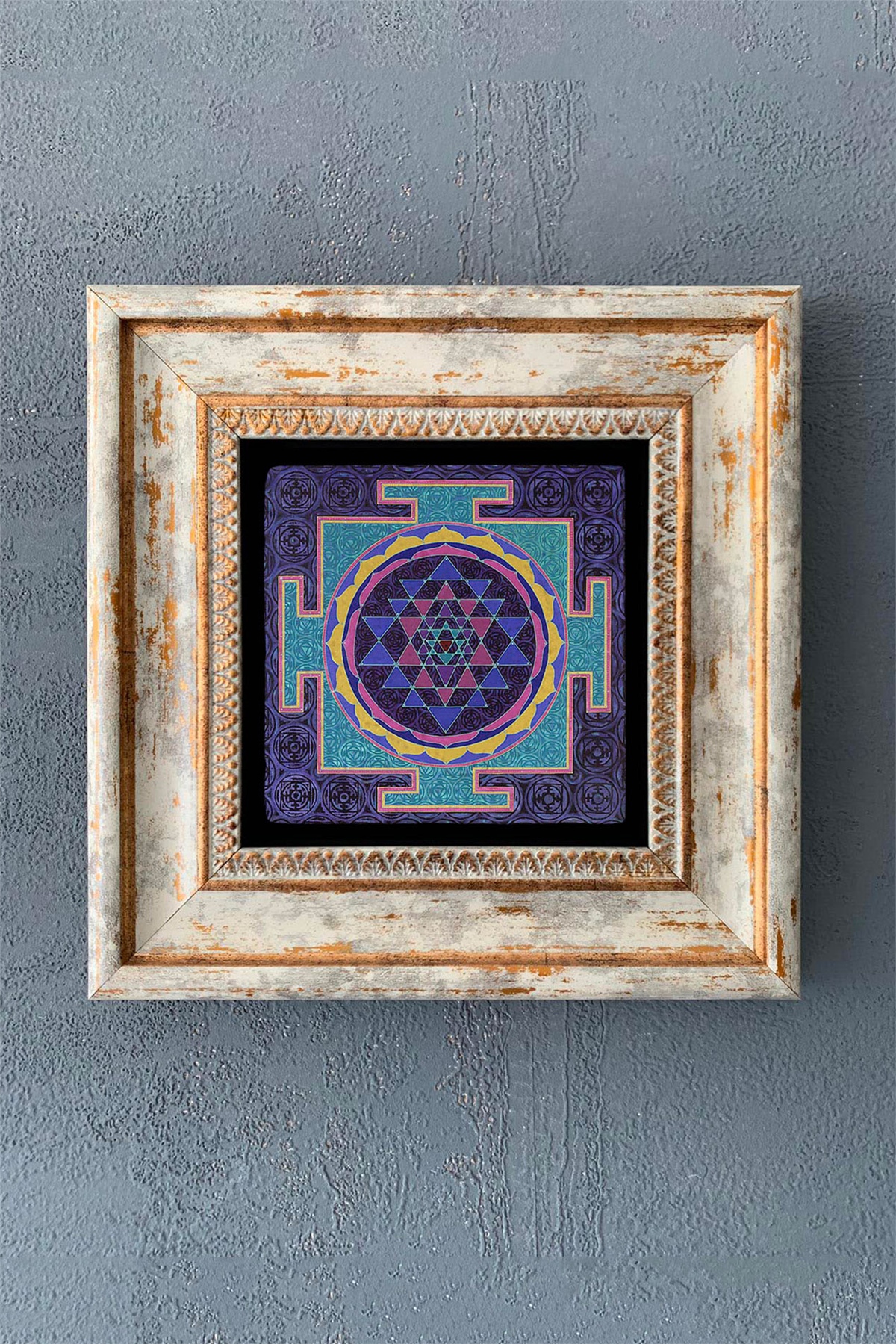 OSCAR STONE DECOR TEKLİ ÇERÇEVELİ DOĞALTAŞ DUVAR DEKORU / CDD1-40-1238 (WALL DECOR)