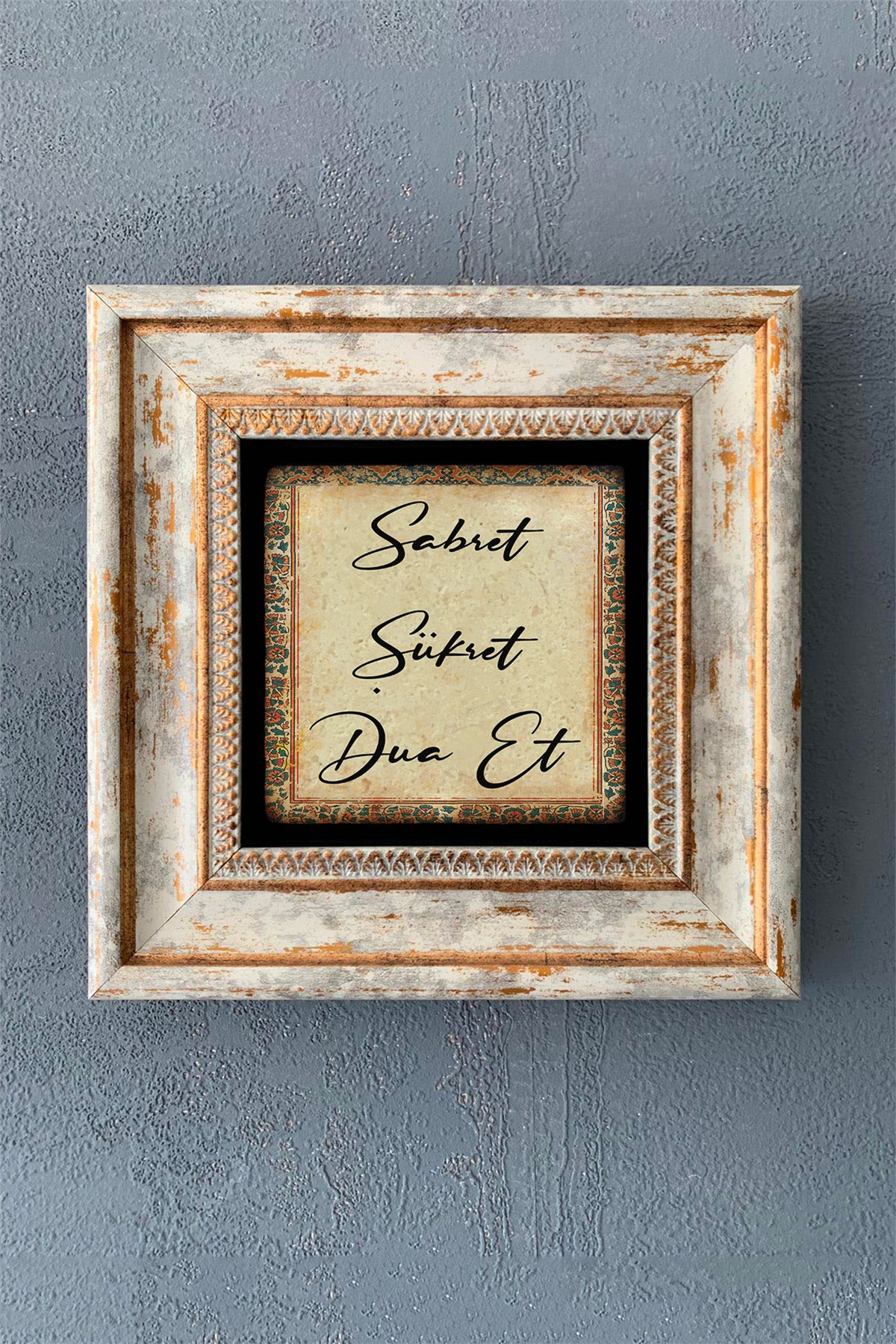 OSCAR STONE DECOR TEKLİ ÇERÇEVELİ DOĞALTAŞ DUVAR DEKORU / CDD1-40-1061 (WALL DECOR)