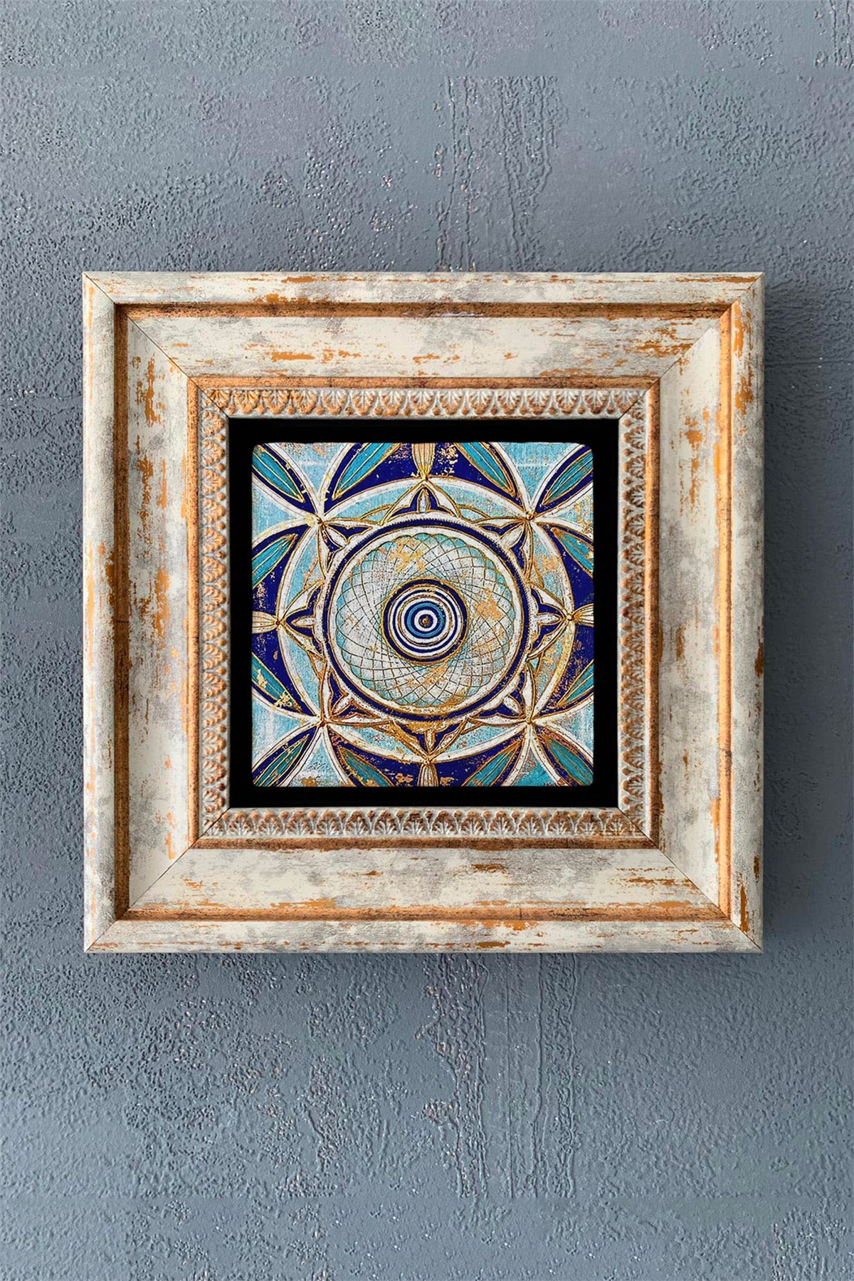 OSCAR STONE DECOR TEKLİ ÇERÇEVELİ DOĞALTAŞ DUVAR DEKORU / CDD1-40-1014 (WALL DECOR)