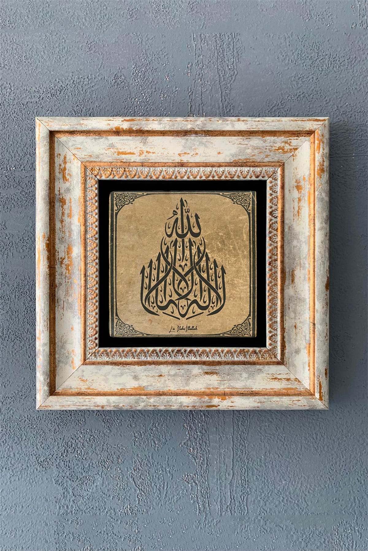 OSCAR STONE DECOR TEKLİ ÇERÇEVELİ DOĞALTAŞ DUVAR DEKORU / CDD1-40-1201 (WALL DECOR)