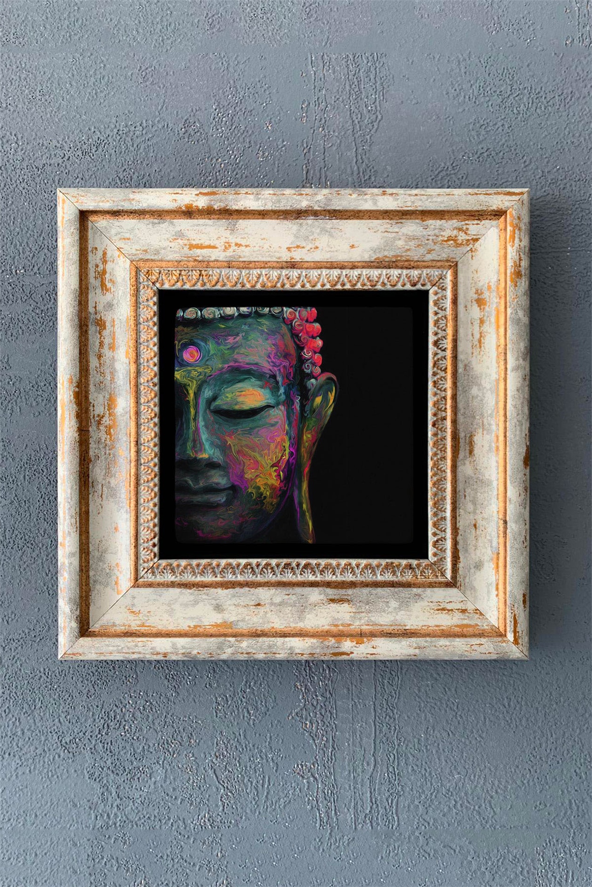 OSCAR STONE DECOR TEKLİ ÇERÇEVELİ DOĞALTAŞ DUVAR DEKORU / CDD1-40-1219 (WALL DECOR)
