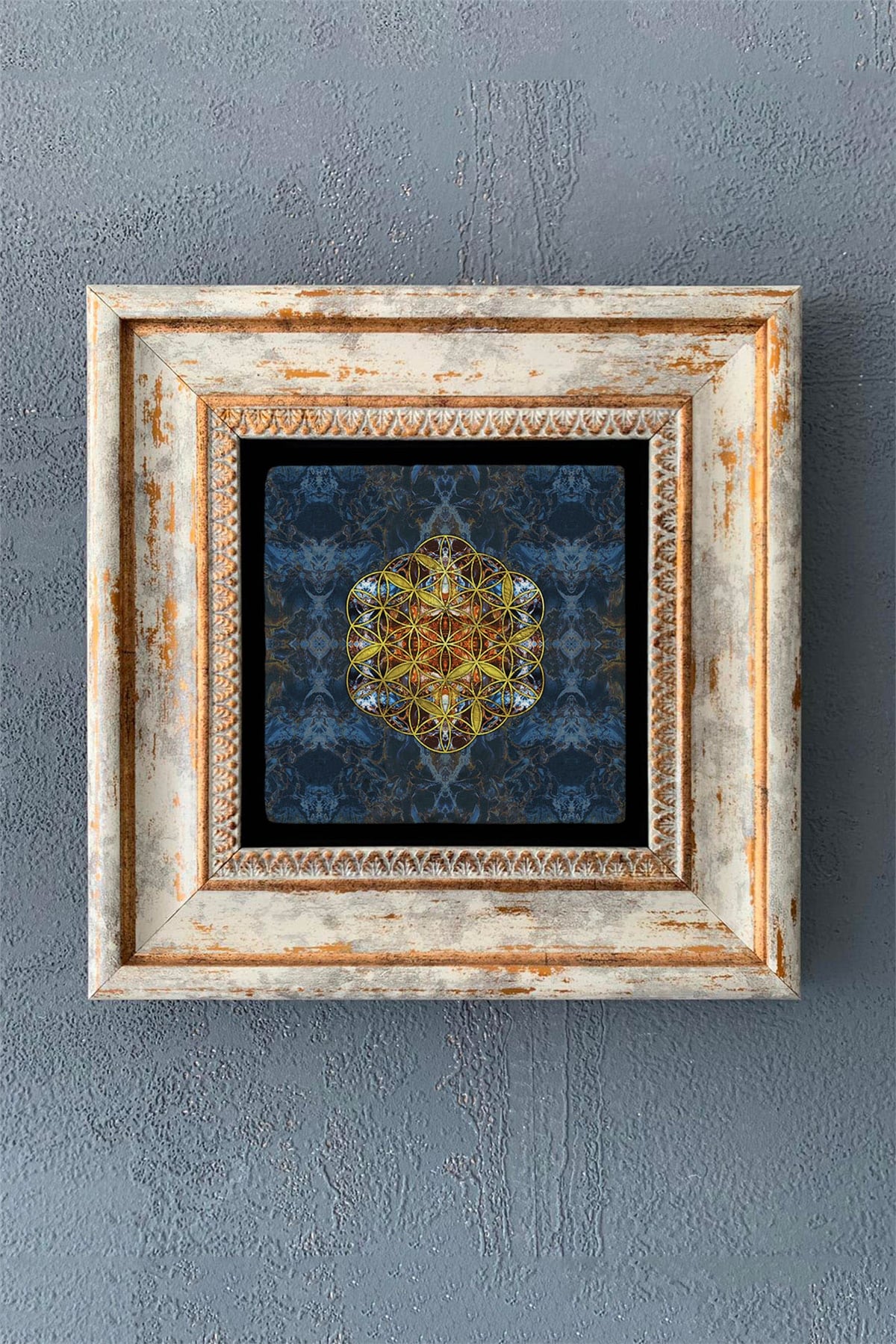OSCAR STONE DECOR TEKLİ ÇERÇEVELİ DOĞALTAŞ DUVAR DEKORU / CDD1-40-1165 (WALL DECOR)