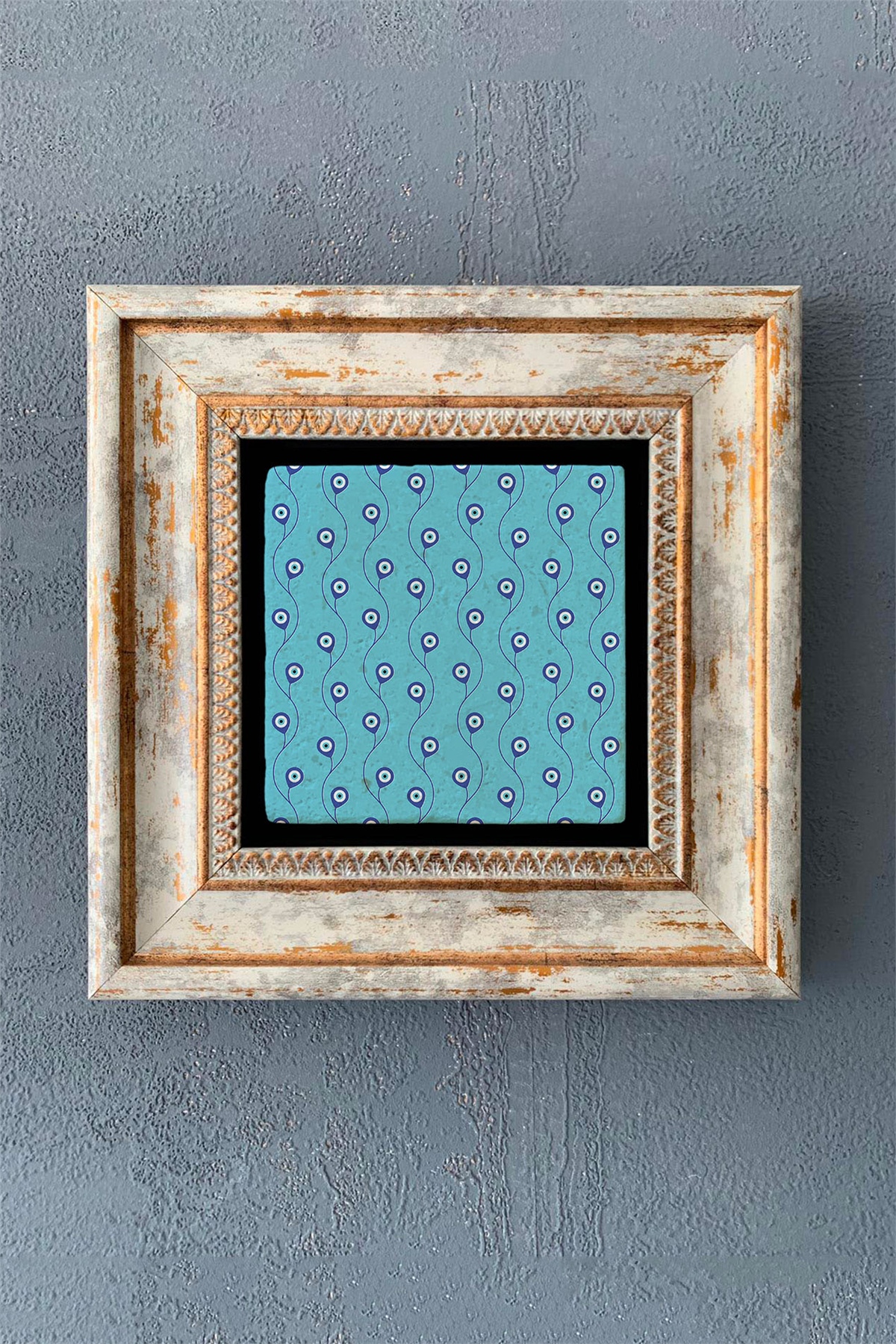OSCAR STONE DECOR TEKLİ ÇERÇEVELİ DOĞALTAŞ DUVAR DEKORU / CDD1-40-1039 (WALL DECOR)