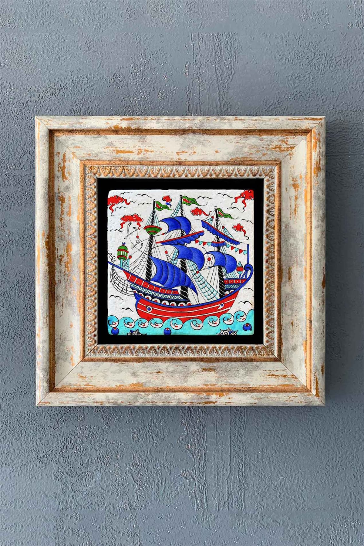 OSCAR STONE DECOR TEKLİ ÇERÇEVELİ DOĞALTAŞ DUVAR DEKORU / CDD1-40-1287 (WALL DECOR)