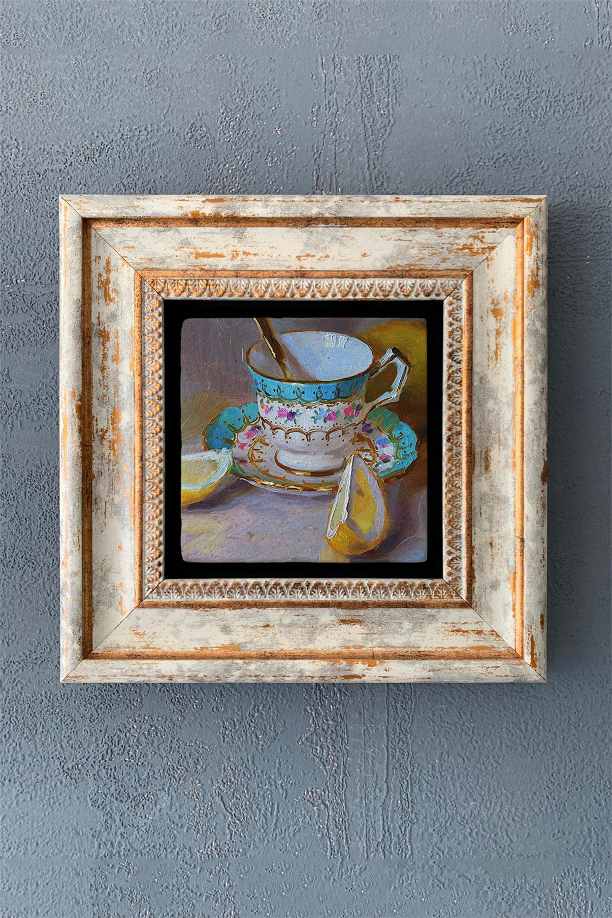 OSCAR STONE DECOR TEKLİ ÇERÇEVELİ DOĞALTAŞ DUVAR DEKORU / CDD1-40-1235 (WALL DECOR)