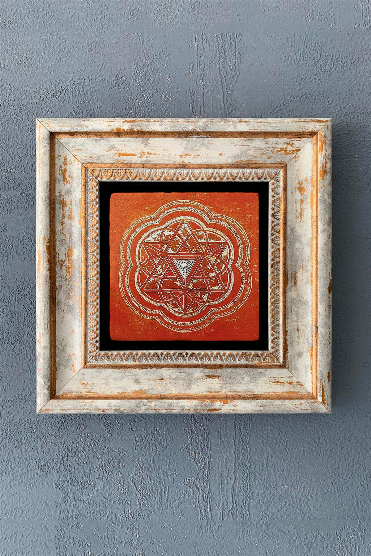 OSCAR STONE DECOR TEKLİ ÇERÇEVELİ DOĞALTAŞ DUVAR DEKORU / CDD1-40-1031 (WALL DECOR)