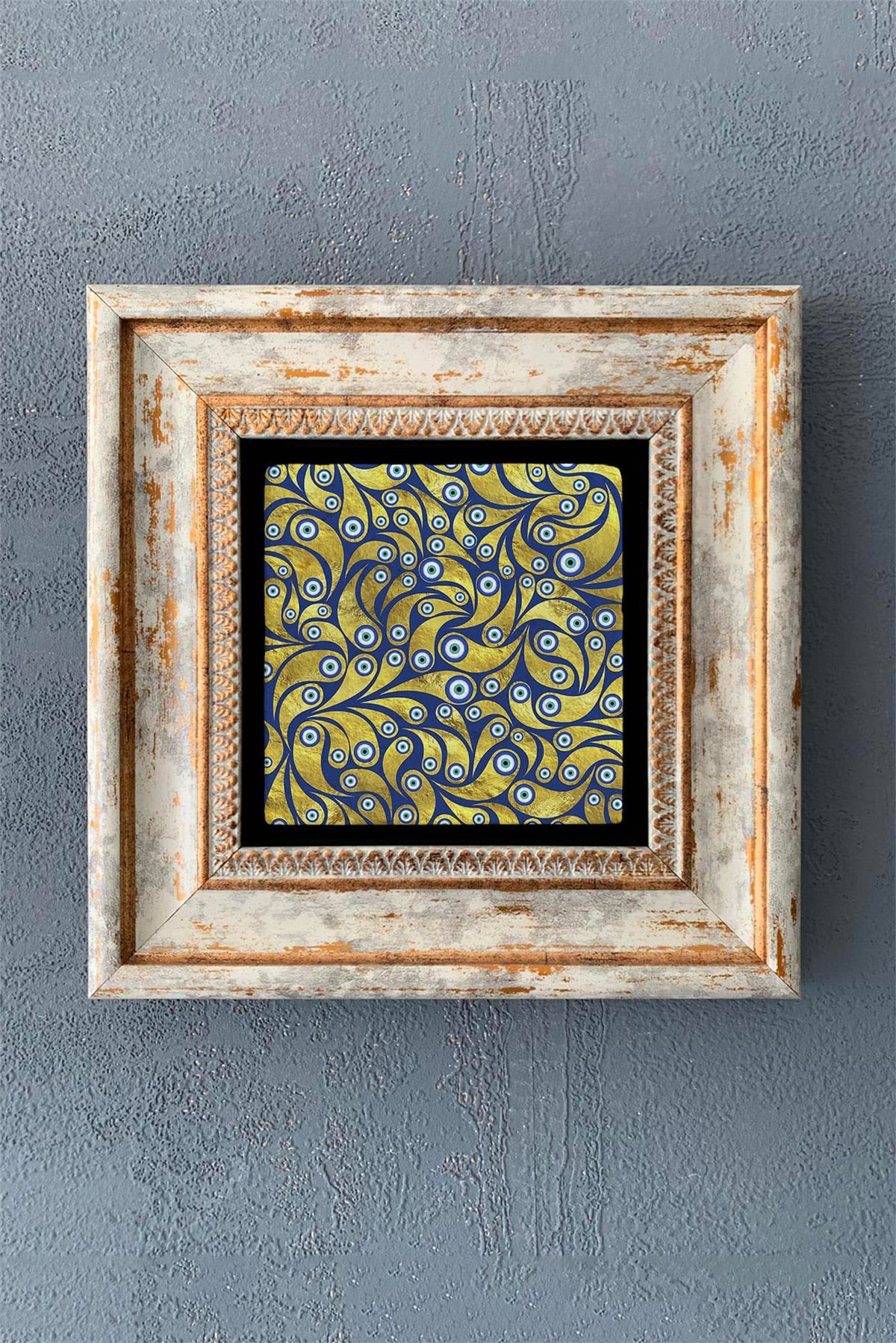 OSCAR STONE DECOR TEKLİ ÇERÇEVELİ DOĞALTAŞ DUVAR DEKORU / CDD1-40-1010 (WALL DECOR)