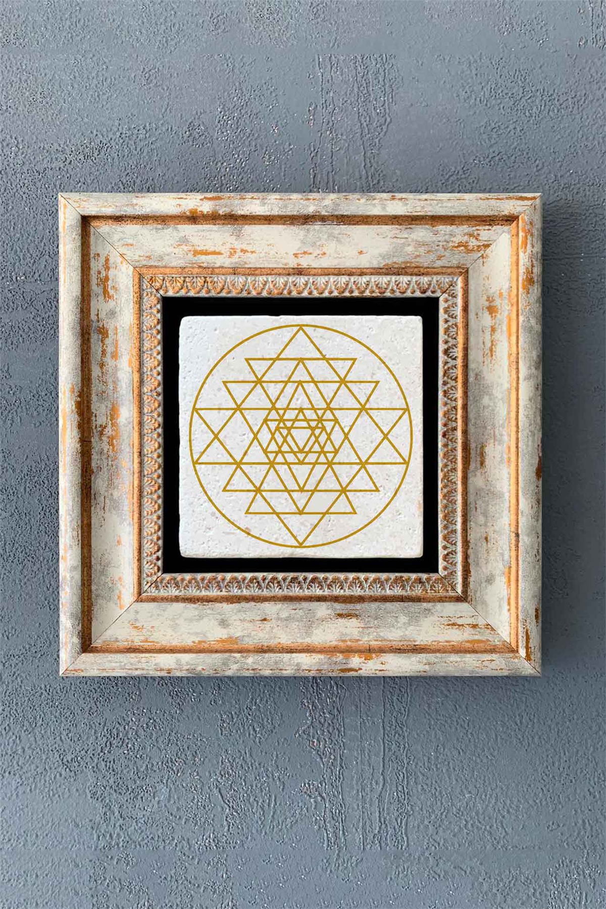 OSCAR STONE DECOR TEKLİ ÇERÇEVELİ DOĞALTAŞ DUVAR DEKORU / CDD1-40-7785 (WALL DECOR)