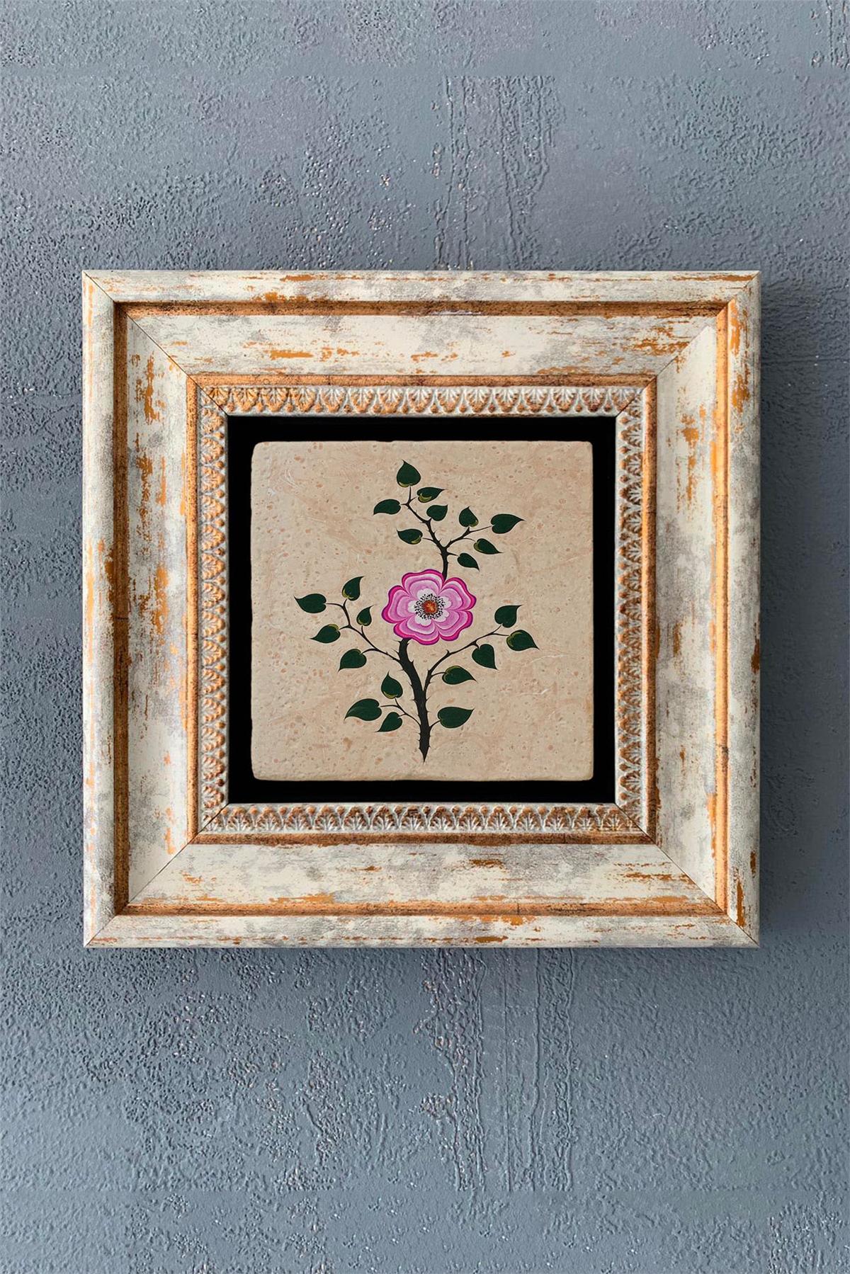 OSCAR STONE DECOR TEKLİ ÇERÇEVELİ DOĞALTAŞ DUVAR DEKORU / CDD1-40-1138 (WALL DECOR)