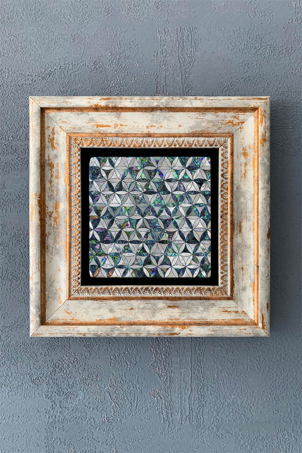 OSCAR STONE DECOR TEKLİ ÇERÇEVELİ DOĞALTAŞ DUVAR DEKORU / CDD1-40-1187 (WALL DECOR)