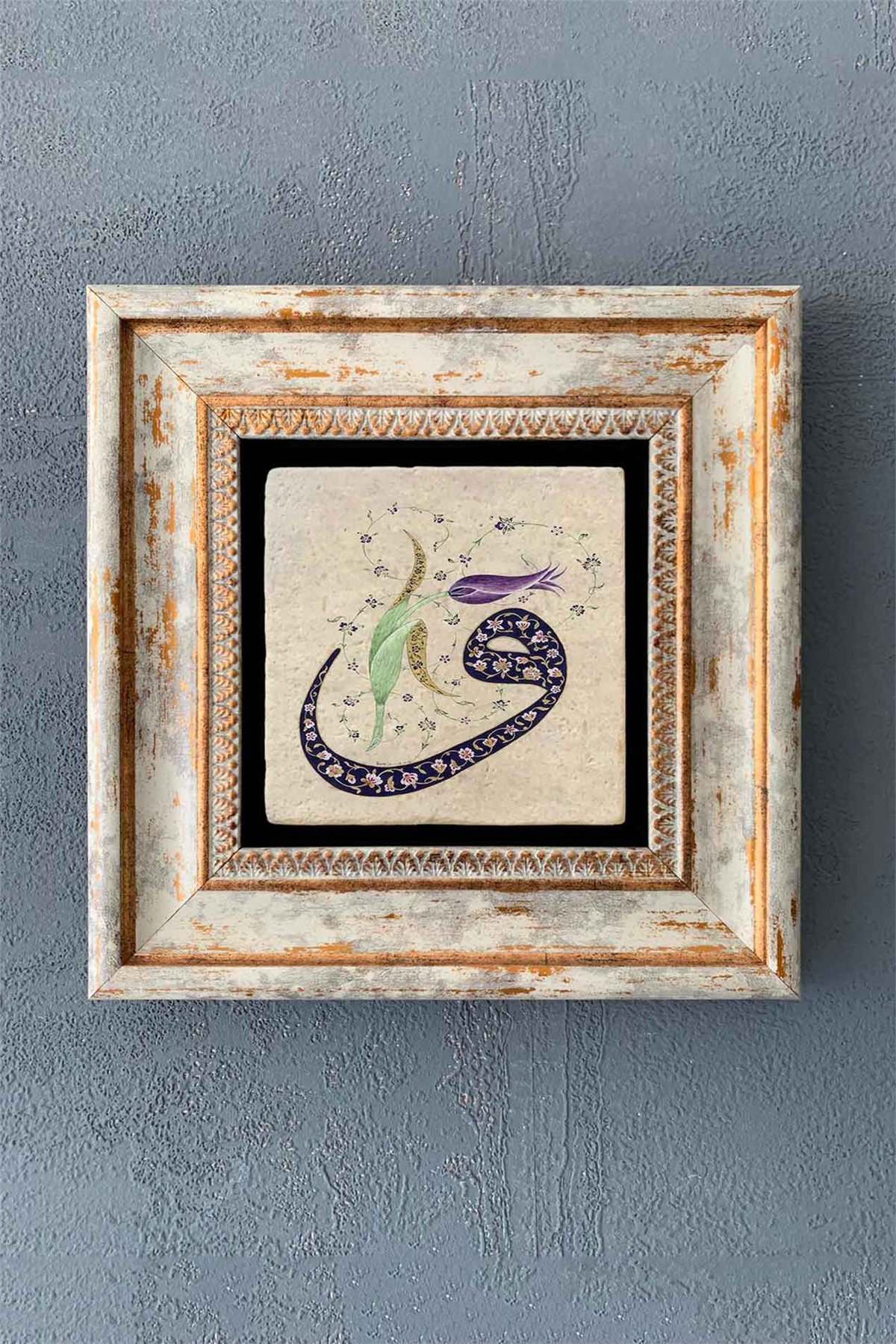 OSCAR STONE DECOR TEKLİ ÇERÇEVELİ DOĞALTAŞ DUVAR DEKORU / CDD1-40-1285 (WALL DECOR)