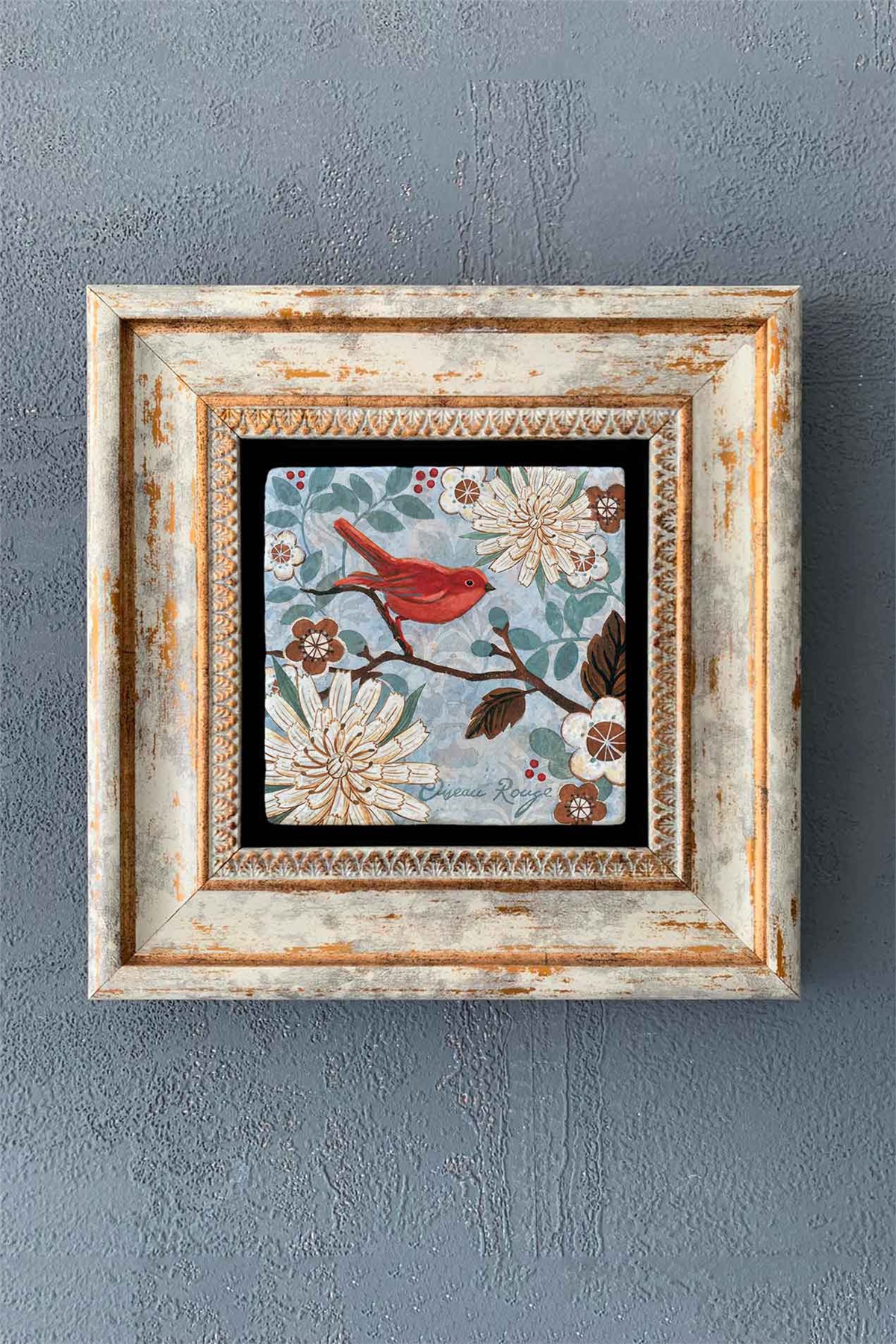 OSCAR STONE DECOR TEKLİ ÇERÇEVELİ DOĞALTAŞ DUVAR DEKORU / CDD1-40-1259 (WALL DECOR)