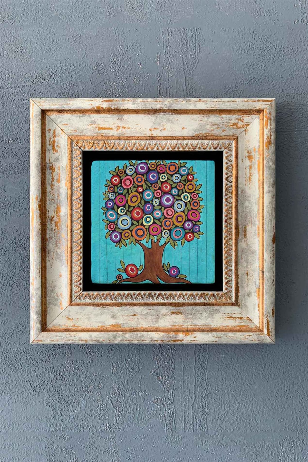 OSCAR STONE DECOR TEKLİ ÇERÇEVELİ DOĞALTAŞ DUVAR DEKORU / CDD1-40-1303 (WALL DECOR)