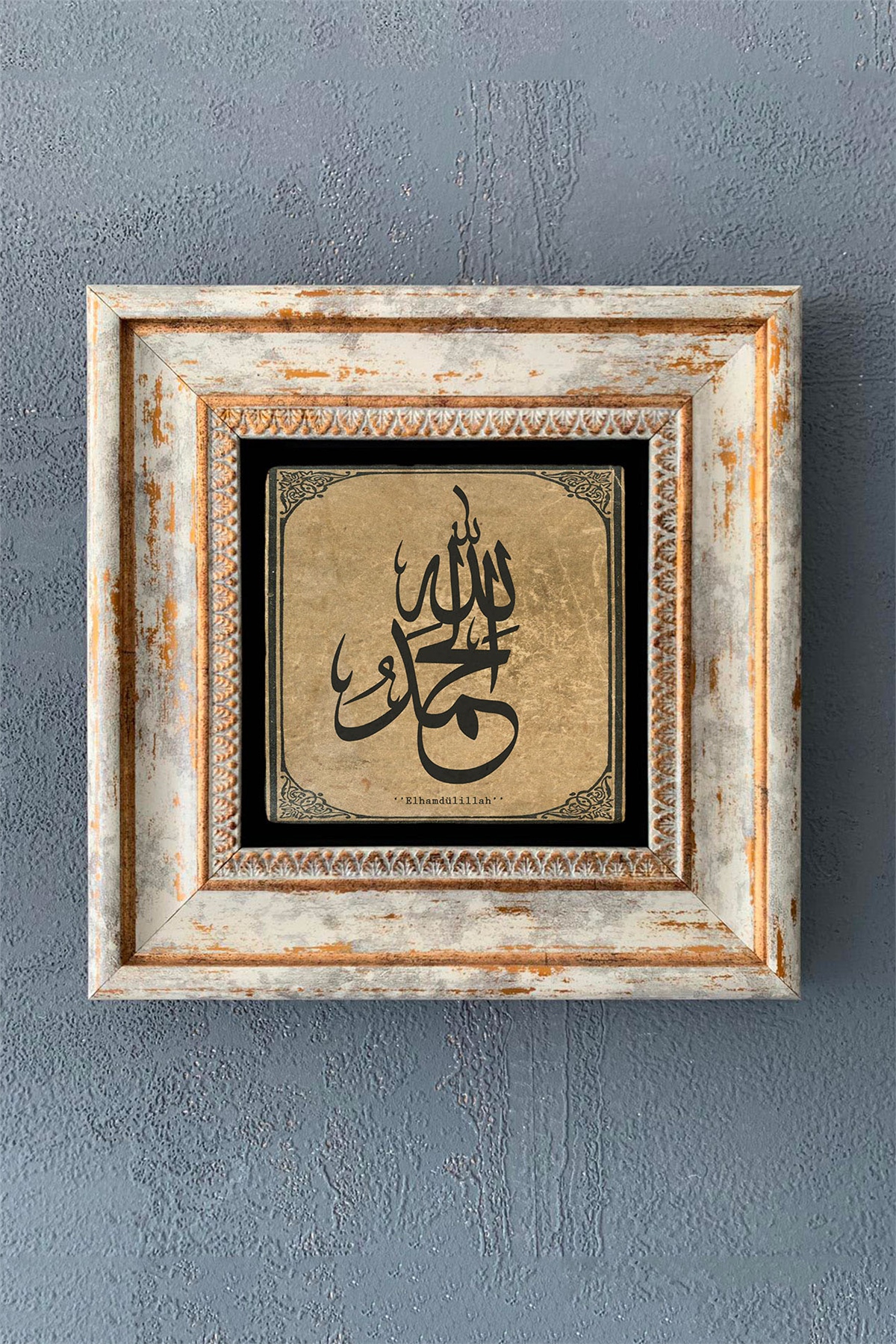 OSCAR STONE DECOR TEKLİ ÇERÇEVELİ DOĞALTAŞ DUVAR DEKORU / CDD1-40-1152 (WALL DECOR)