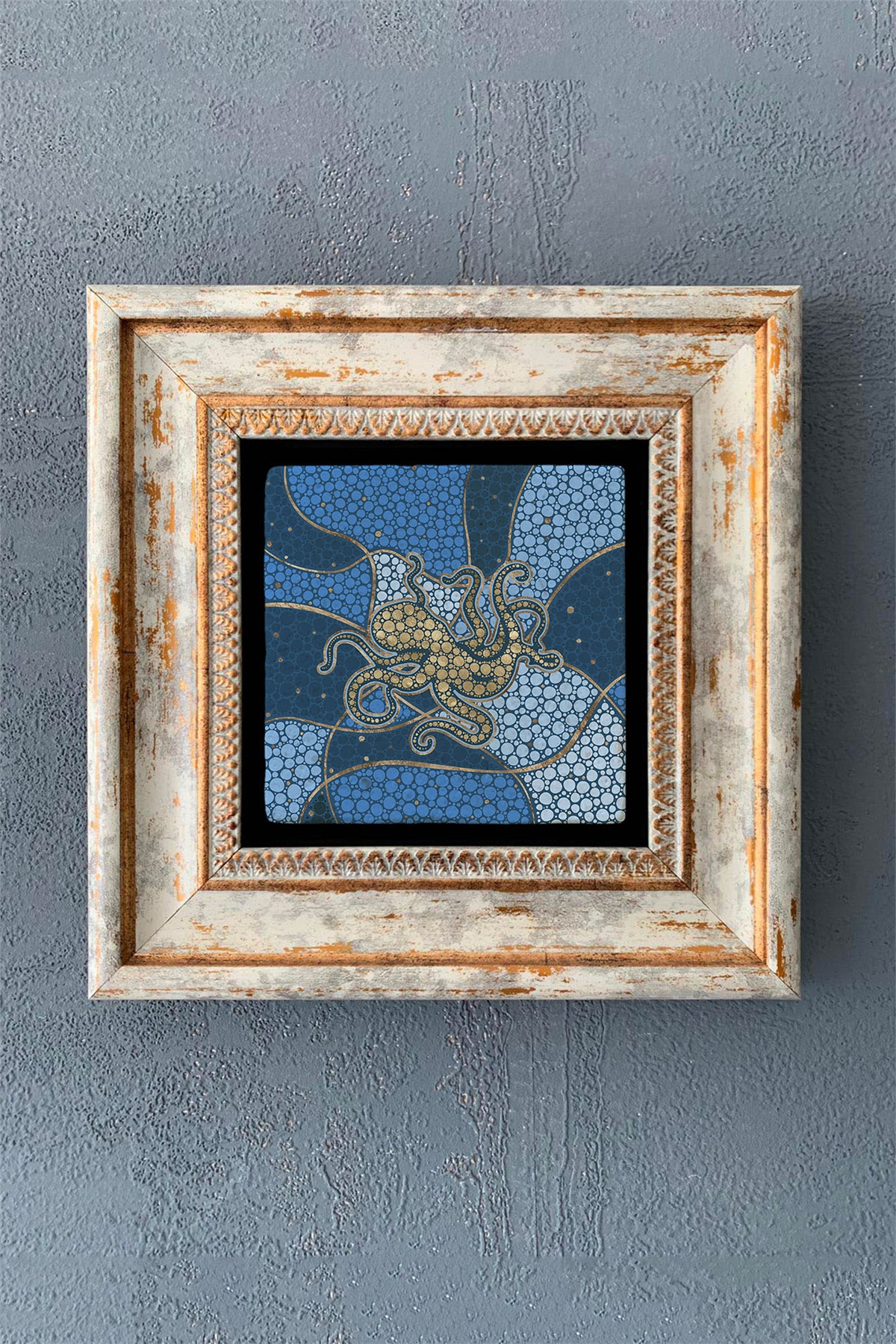 OSCAR STONE DECOR TEKLİ ÇERÇEVELİ DOĞALTAŞ DUVAR DEKORU / CDD1-40-1041 (WALL DECOR)