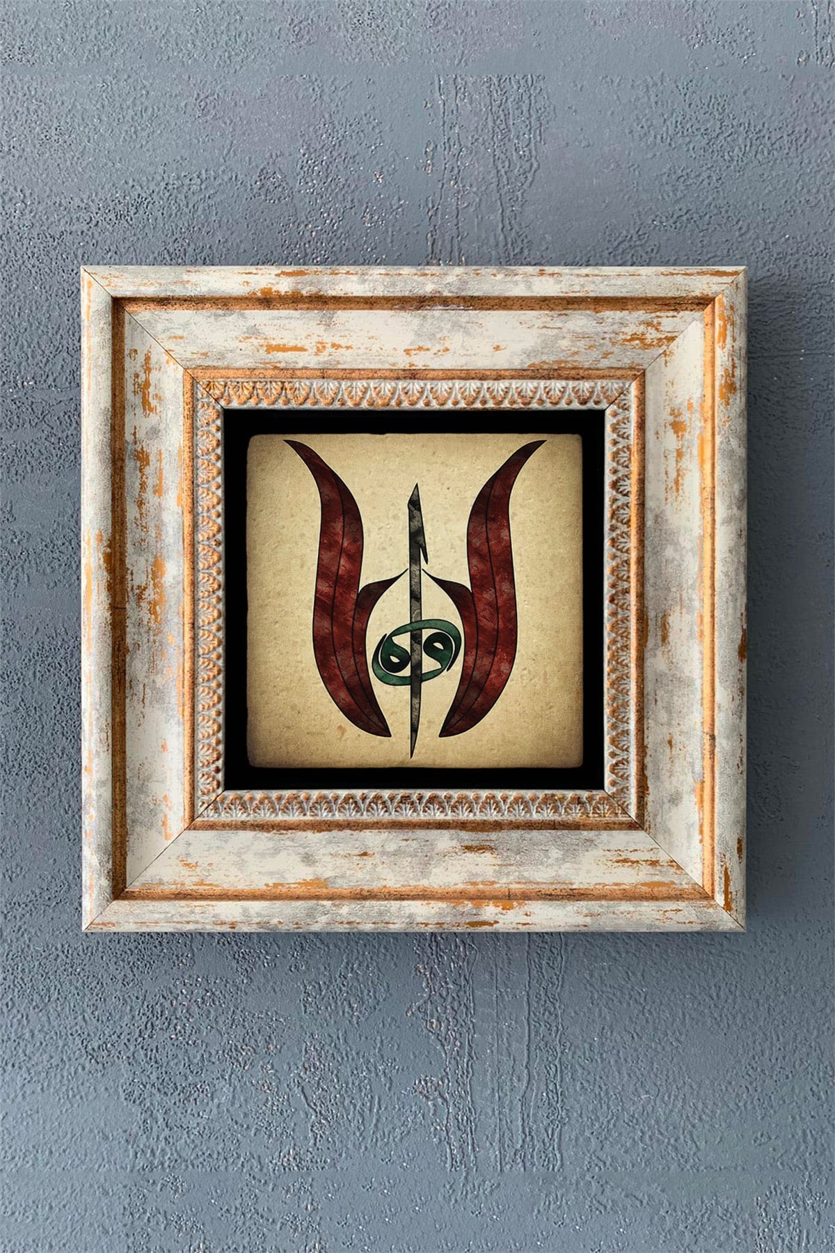 OSCAR STONE DECOR TEKLİ ÇERÇEVELİ DOĞALTAŞ DUVAR DEKORU / CDD1-40-1200 (WALL DECOR)
