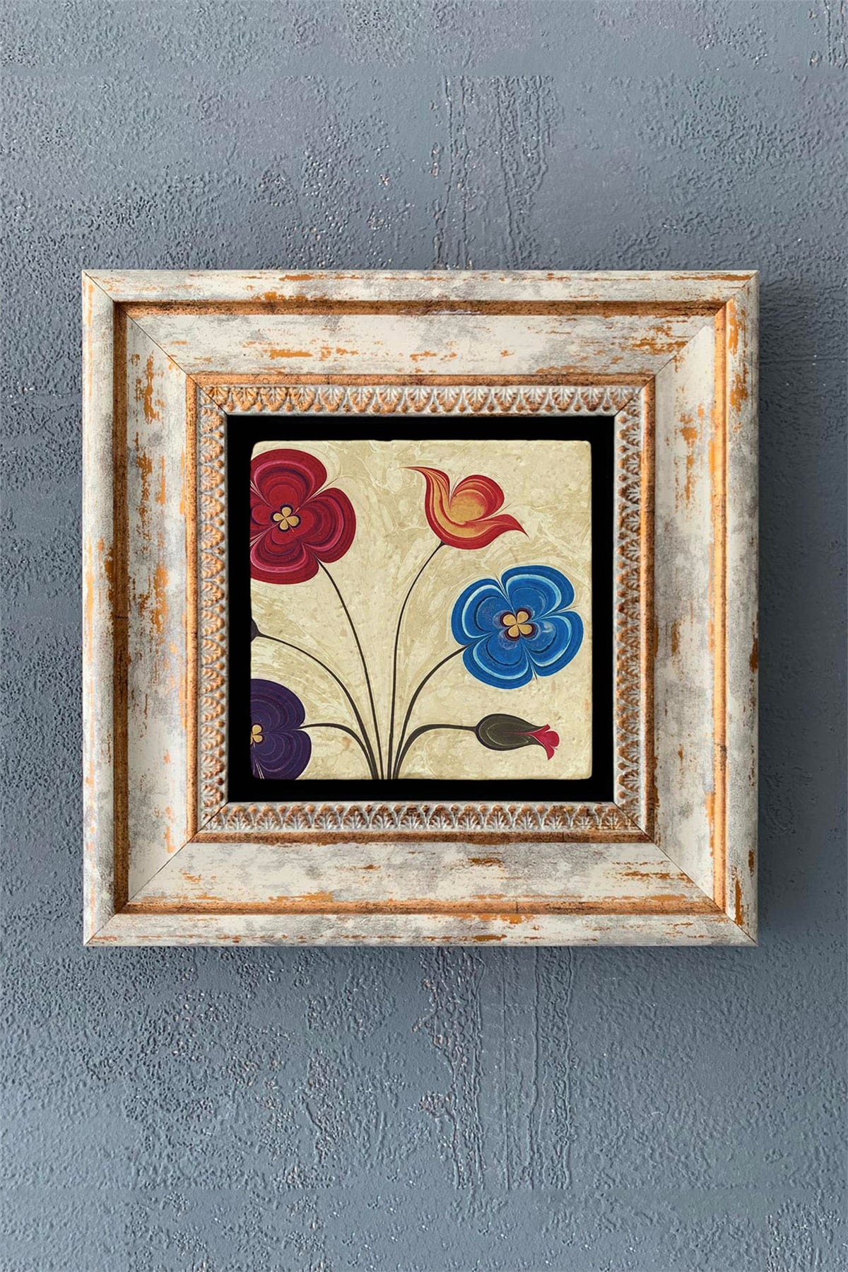 OSCAR STONE DECOR TEKLİ ÇERÇEVELİ DOĞALTAŞ DUVAR DEKORU / CDD1-40-1158 (WALL DECOR)