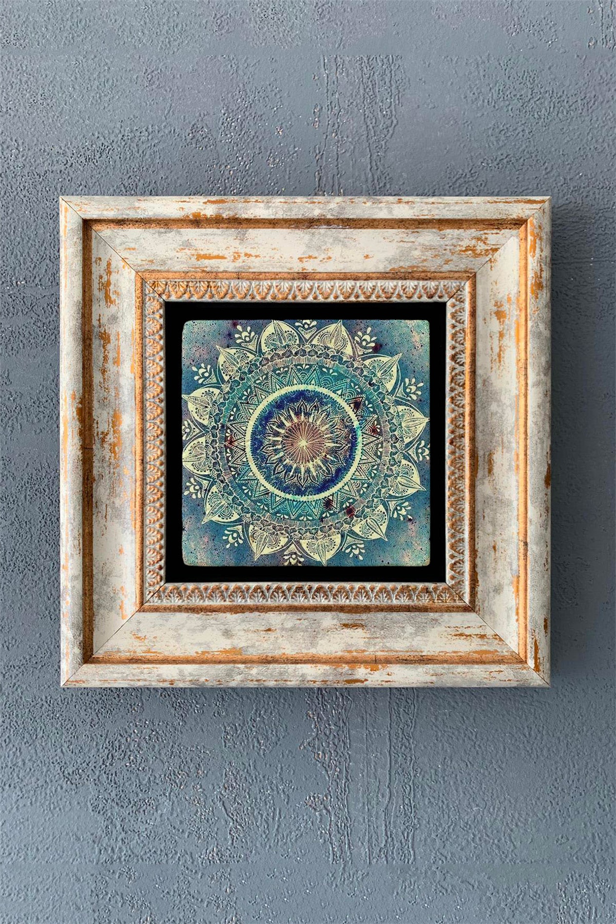 OSCAR STONE DECOR TEKLİ ÇERÇEVELİ DOĞALTAŞ DUVAR DEKORU / CDD1-40-1253 (WALL DECOR)