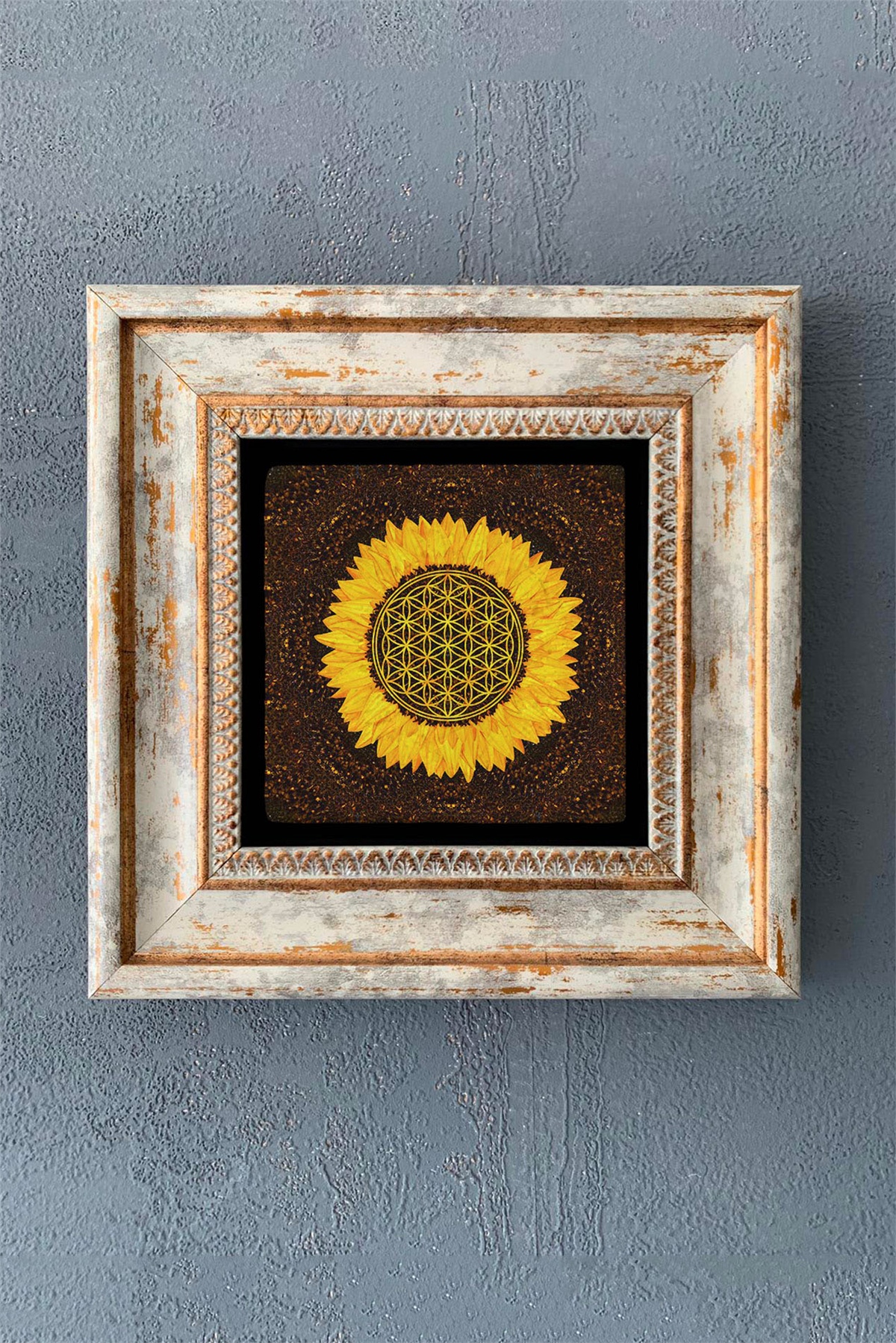 OSCAR STONE DECOR TEKLİ ÇERÇEVELİ DOĞALTAŞ DUVAR DEKORU / CDD1-40-1210 (WALL DECOR)