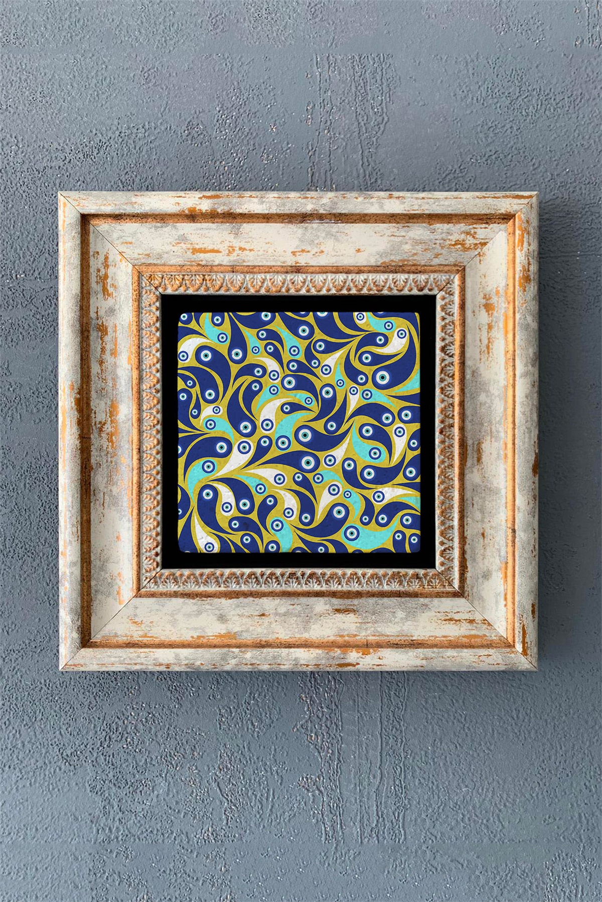 OSCAR STONE DECOR TEKLİ ÇERÇEVELİ DOĞALTAŞ DUVAR DEKORU / CDD1-40-1194 (WALL DECOR)