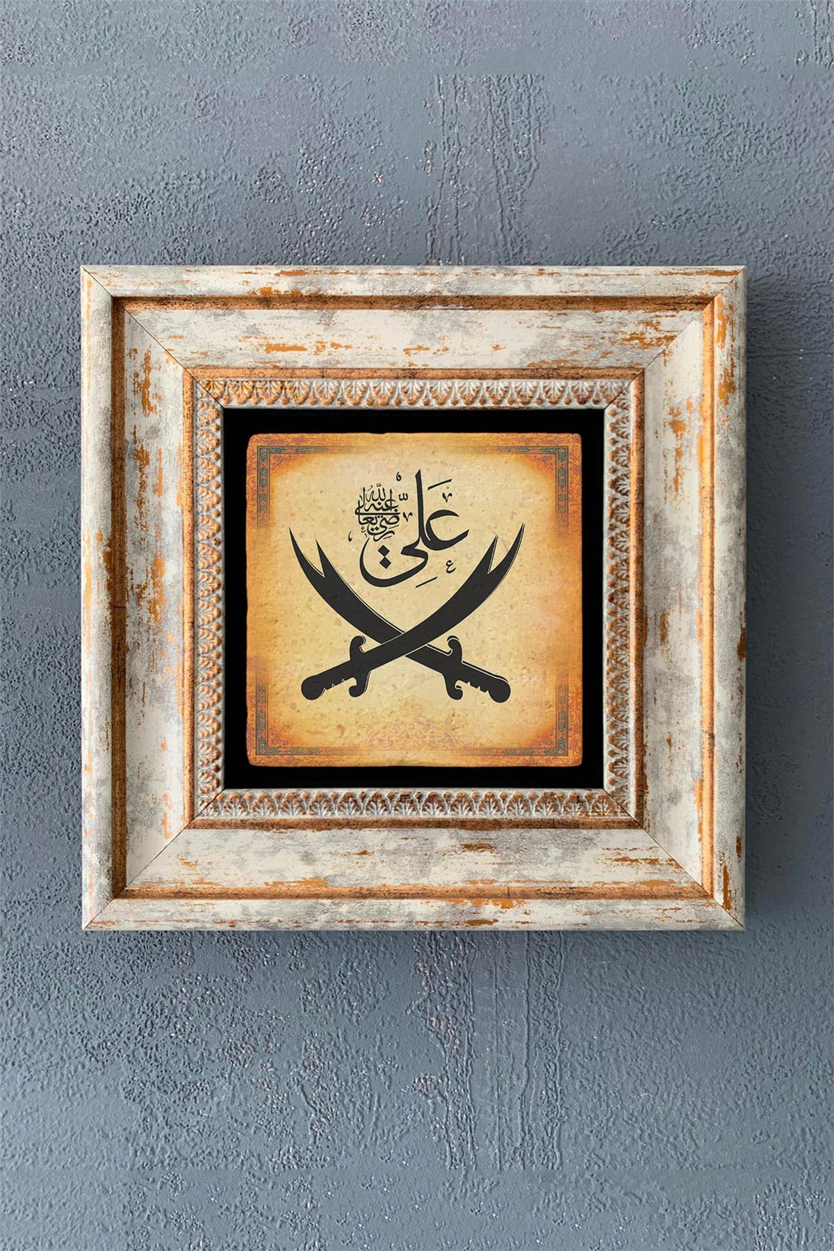 OSCAR STONE DECOR TEKLİ ÇERÇEVELİ DOĞALTAŞ DUVAR DEKORU / CDD1-40-1203 (WALL DECOR)