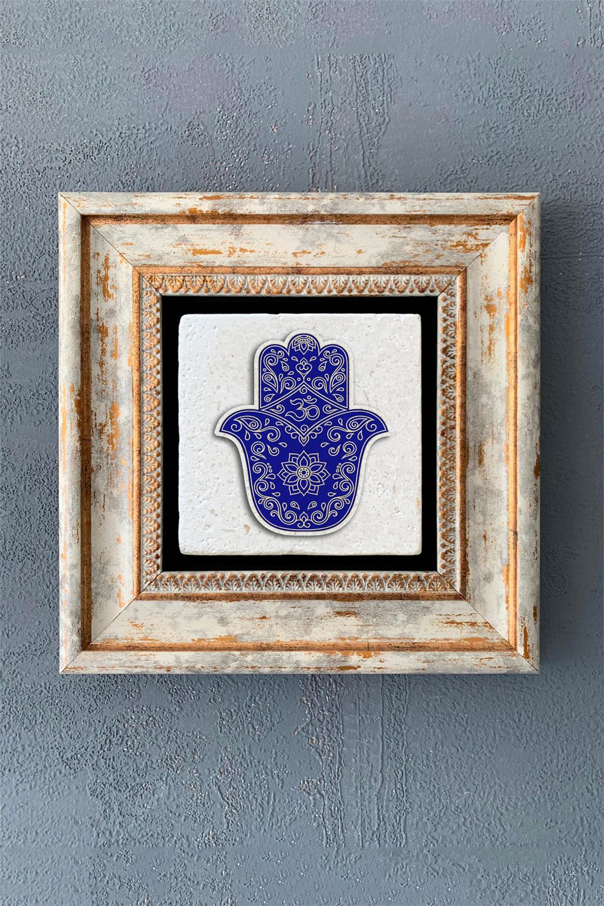 OSCAR STONE DECOR TEKLİ ÇERÇEVELİ DOĞALTAŞ DUVAR DEKORU / CDD1-40-1029 (WALL DECOR)