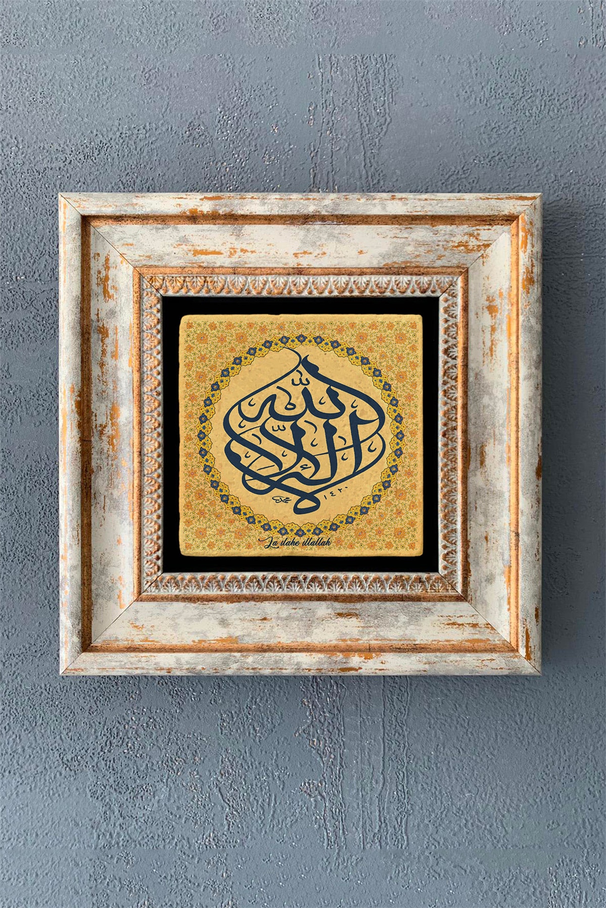 OSCAR STONE DECOR TEKLİ ÇERÇEVELİ DOĞALTAŞ DUVAR DEKORU / CDD1-40-1202 (WALL DECOR)