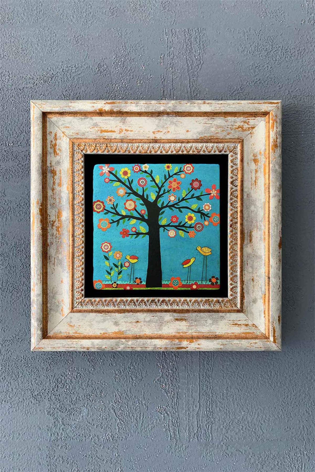 OSCAR STONE DECOR TEKLİ ÇERÇEVELİ DOĞALTAŞ DUVAR DEKORU / CDD1-40-1301 (WALL DECOR)