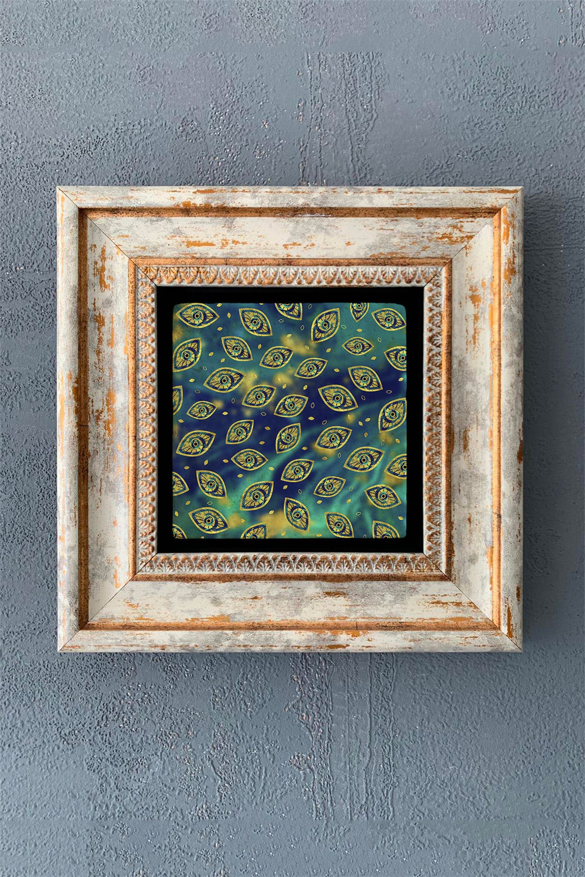 OSCAR STONE DECOR TEKLİ ÇERÇEVELİ DOĞALTAŞ DUVAR DEKORU / CDD1-40-1009 (WALL DECOR)
