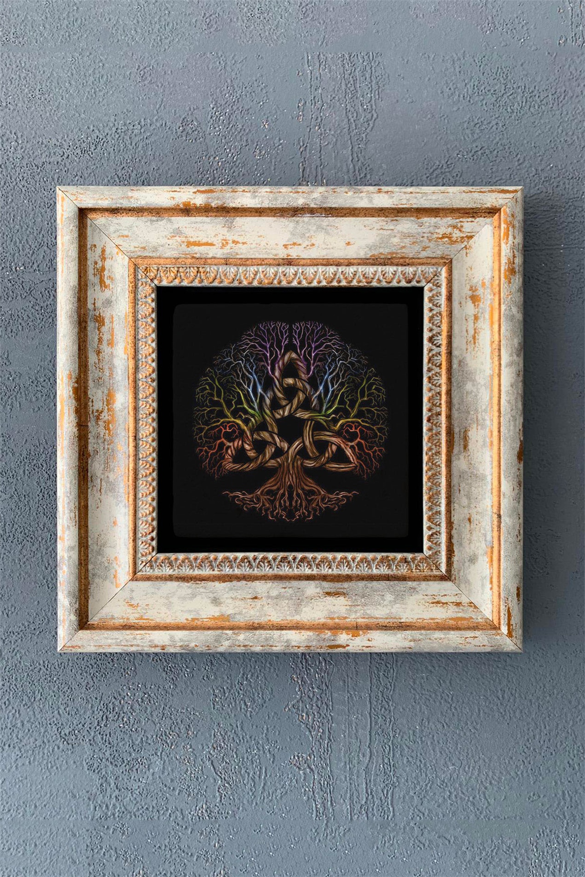 OSCAR STONE DECOR TEKLİ ÇERÇEVELİ DOĞALTAŞ DUVAR DEKORU / CDD1-40-1101 (WALL DECOR)