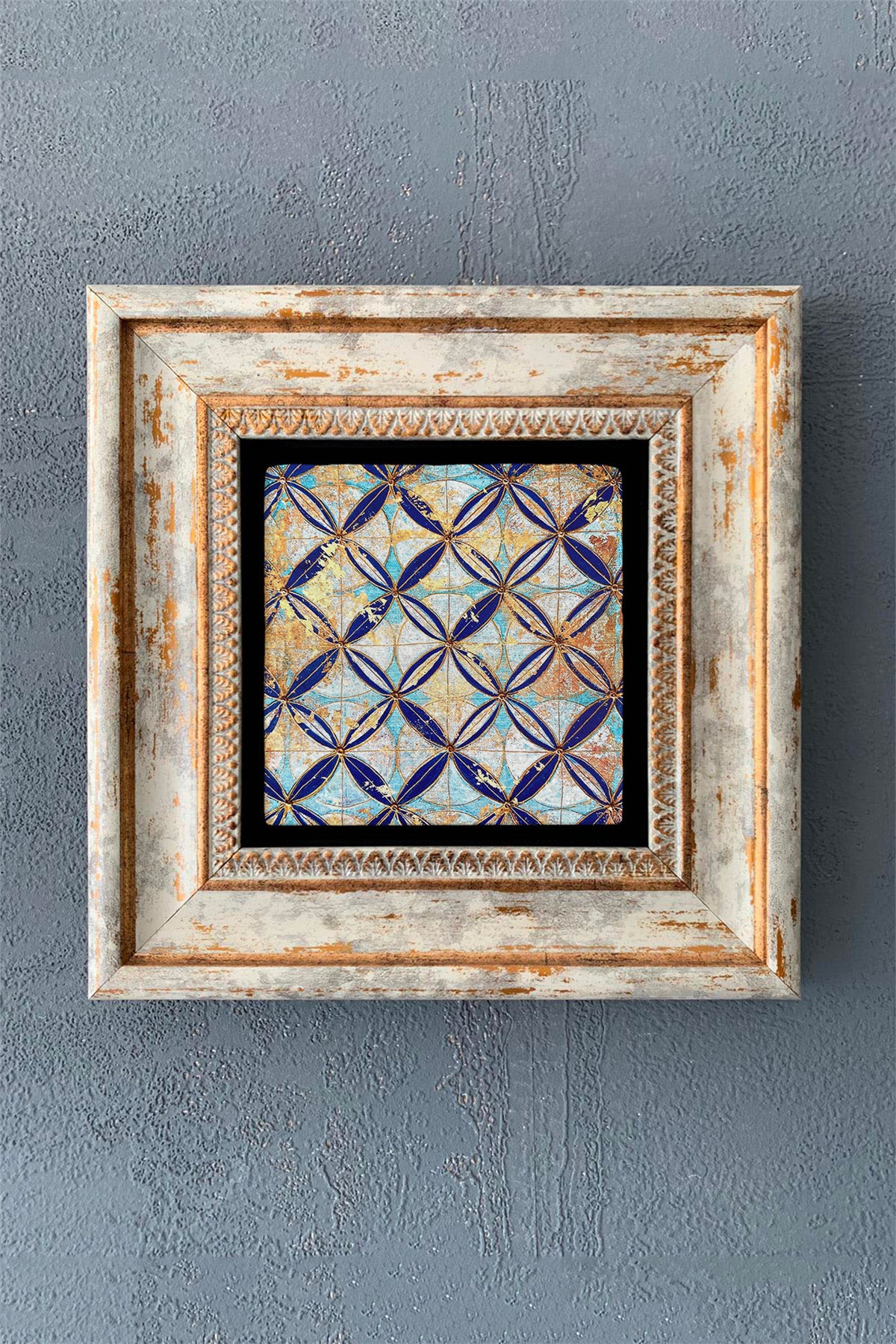 OSCAR STONE DECOR TEKLİ ÇERÇEVELİ DOĞALTAŞ DUVAR DEKORU / CDD1-40-1017 (WALL DECOR)