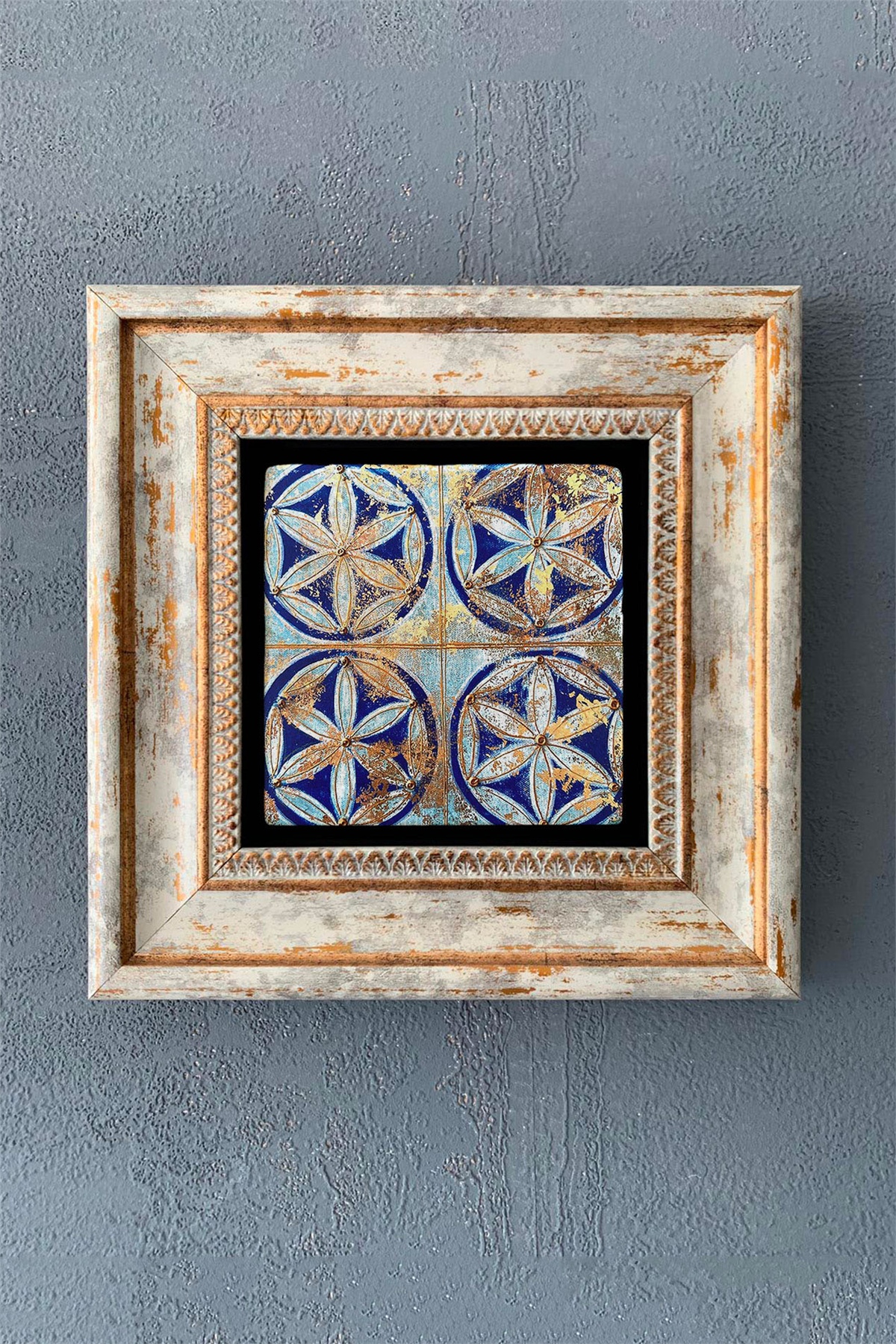 OSCAR STONE DECOR TEKLİ ÇERÇEVELİ DOĞALTAŞ DUVAR DEKORU / CDD1-40-1013 (WALL DECOR)
