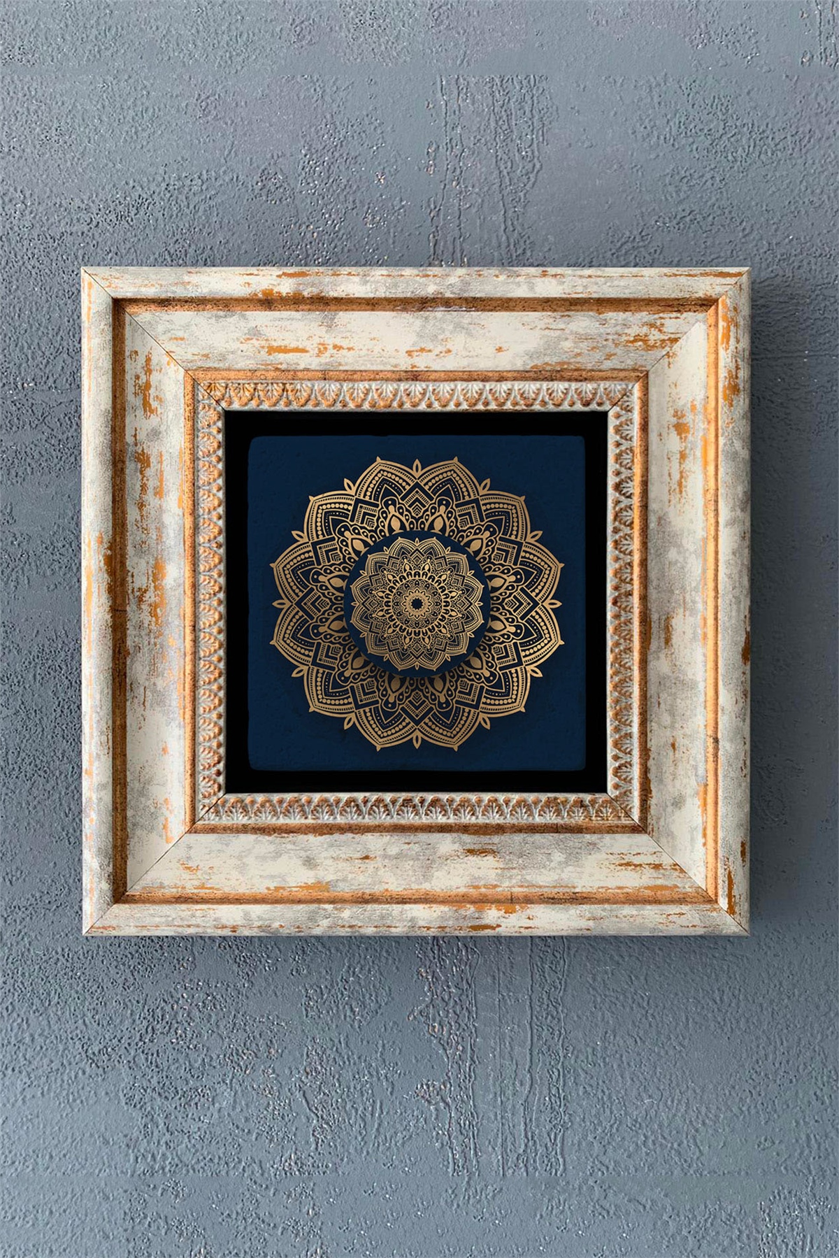 OSCAR STONE DECOR TEKLİ ÇERÇEVELİ DOĞALTAŞ DUVAR DEKORU / CDD1-40-1199 (WALL DECOR)